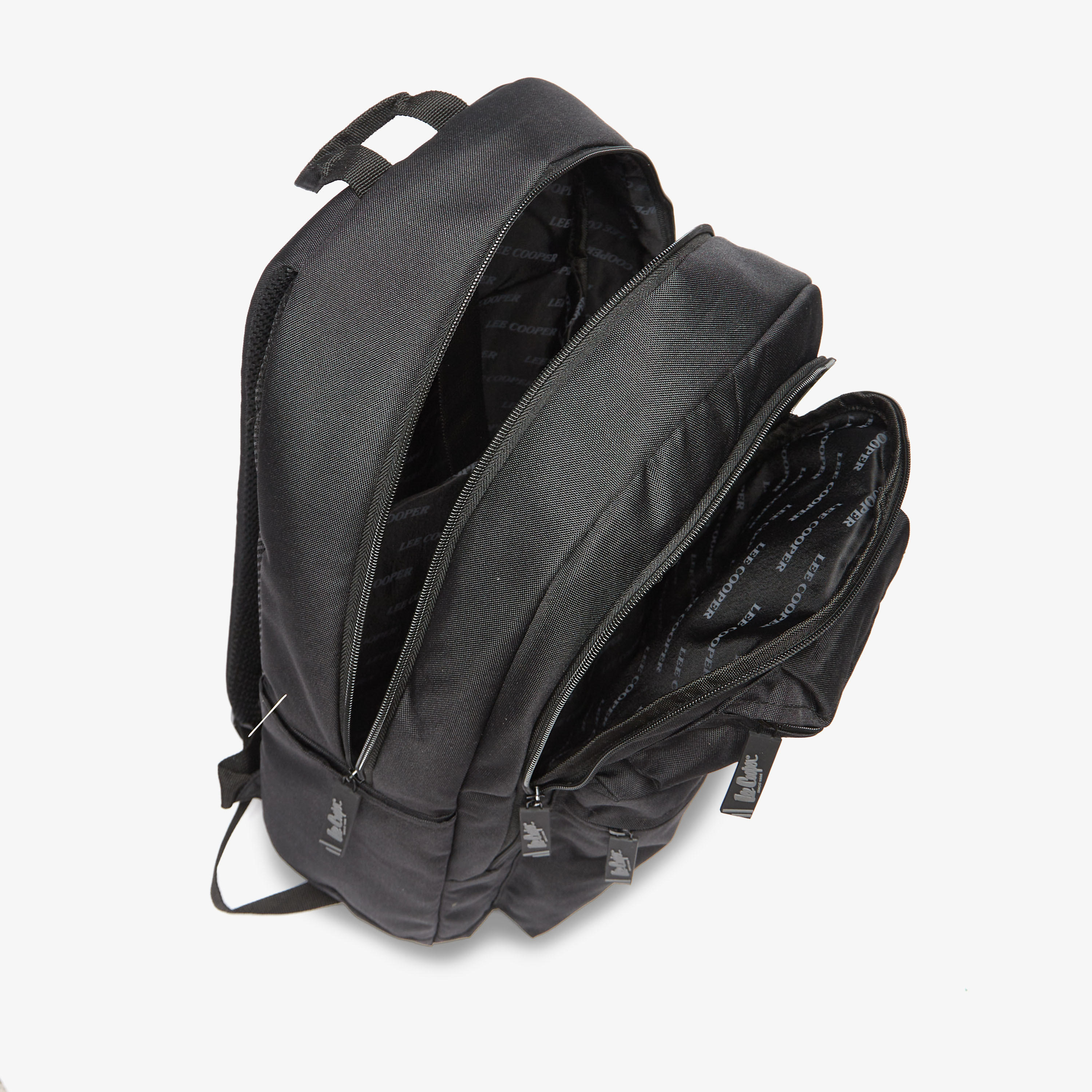 Lee Cooper Solid School Backpack with Adjustable Straps and Zip Closure - 32x15x47 cm-school-bagsandbackpacks-backpacks-image-11