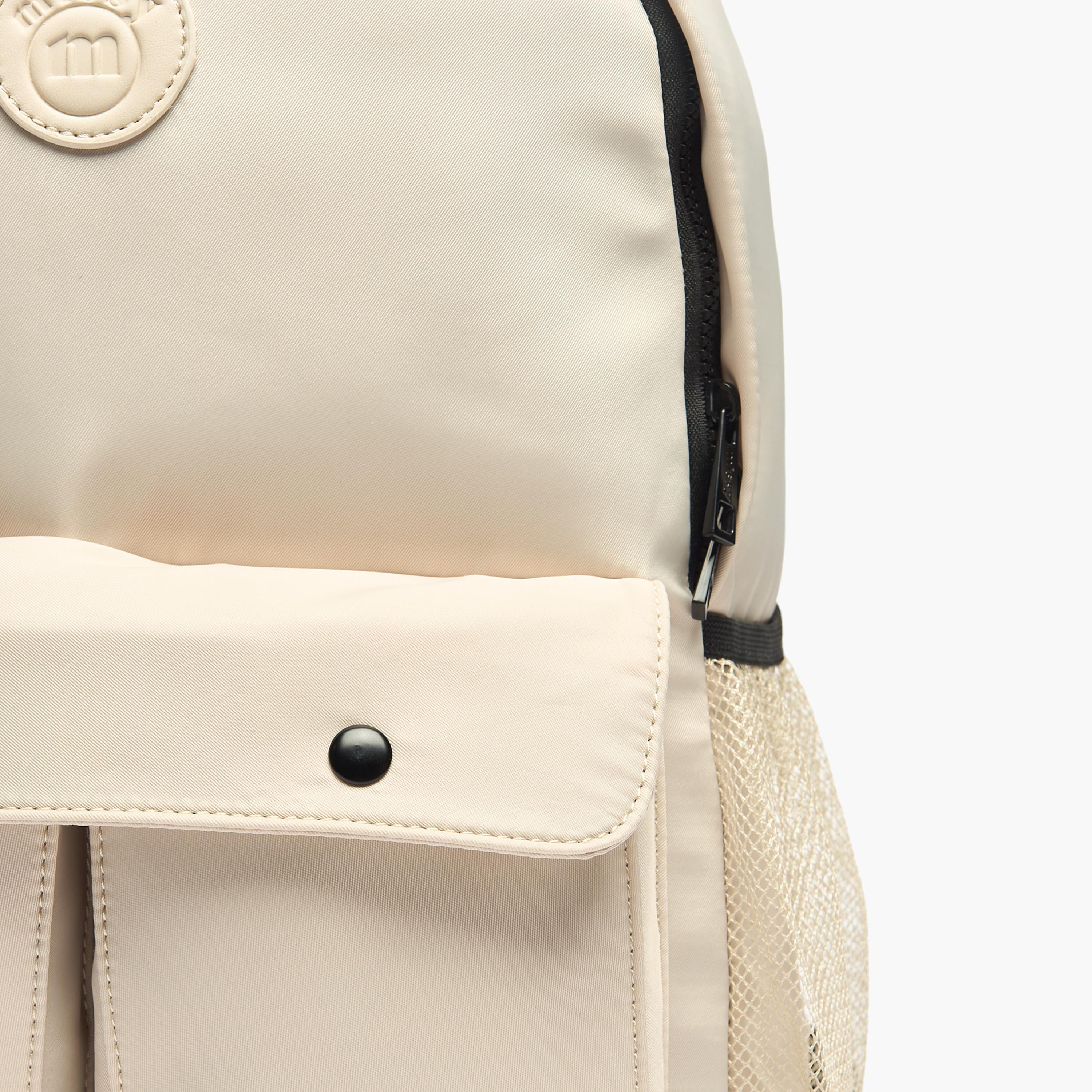 Missy Solid Backpack with Adjustable Straps and Zip Closure - 12x30x41 cm-women-bagsandwallets-backpacks-image-4