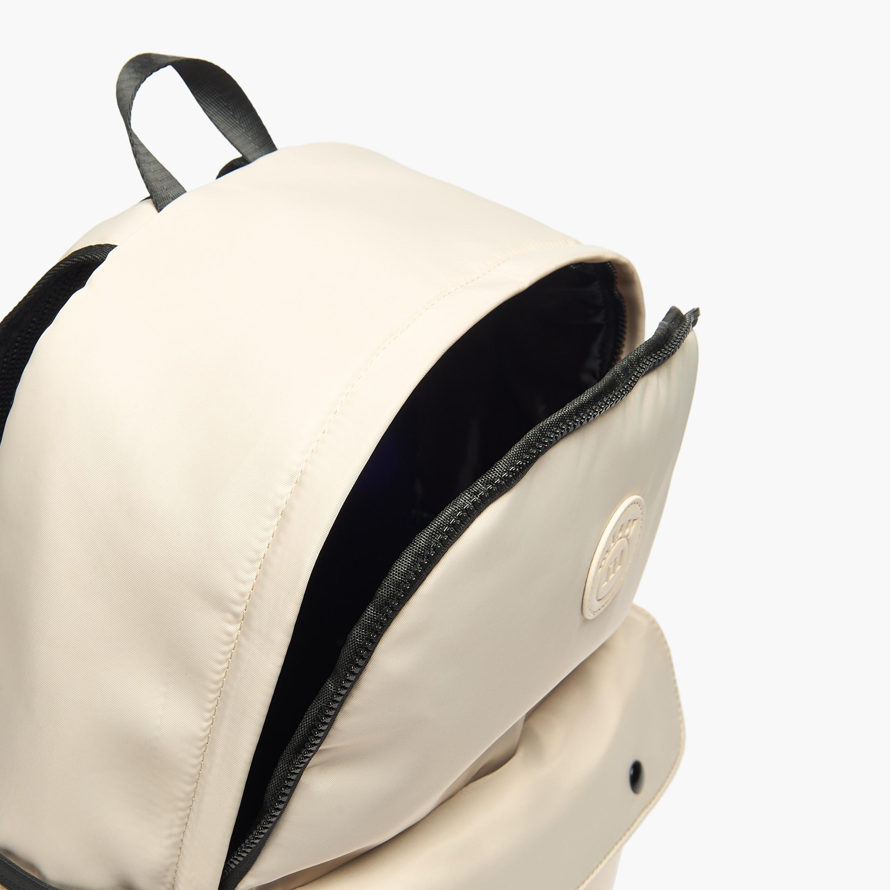 Missy Solid Backpack with Adjustable Straps and Zip Closure - 12x30x41 cm-women-bagsandwallets-backpacks-image-5