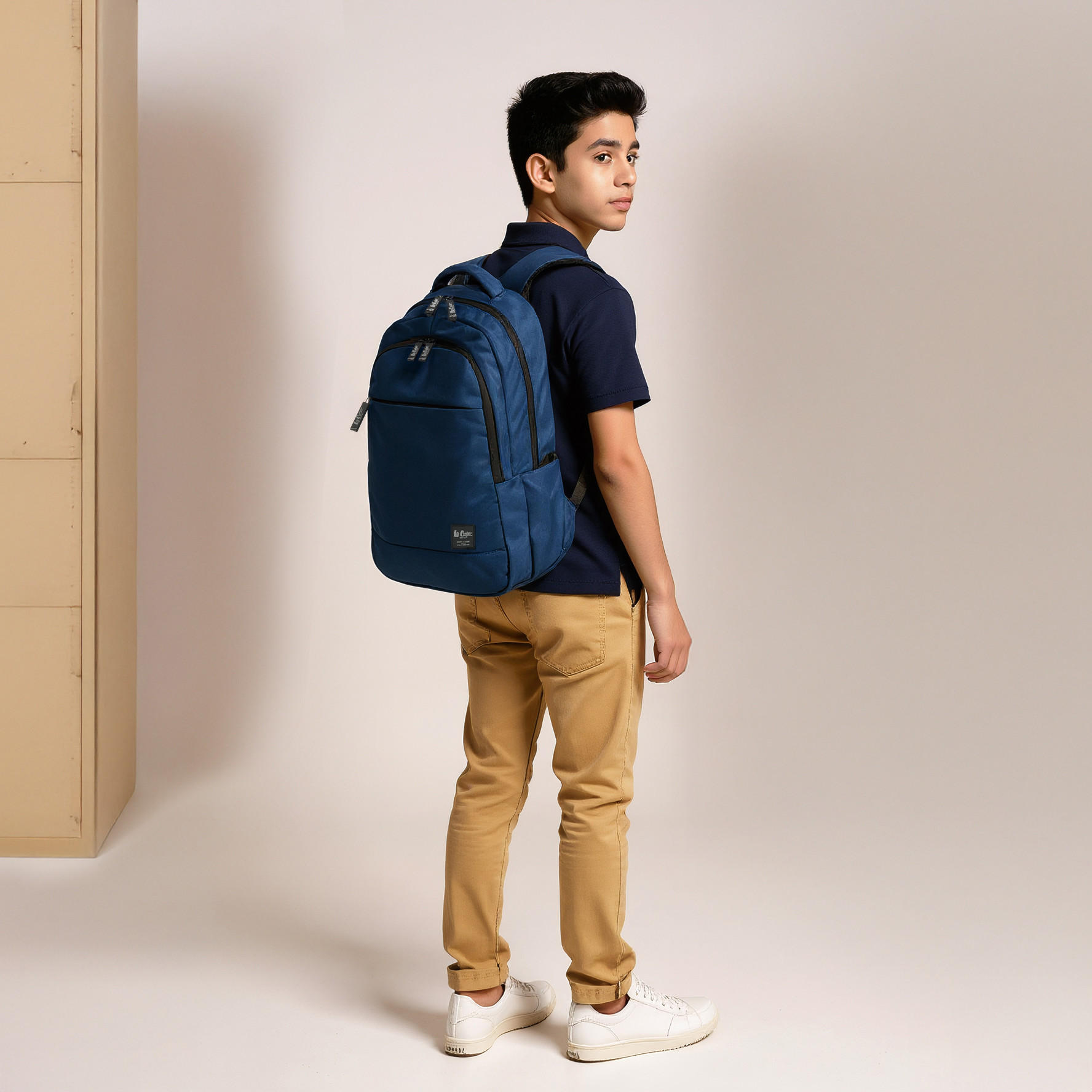 شنطة ظهر سادة بحمّالات كتف قابلة للتعديل من لي كوبر-school-bagsandbackpacks-backpacks-image-3