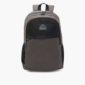 Kappa Colourblock Backpack with Adjustable Shoulder Straps - 45x31x14 cm-school-image-1