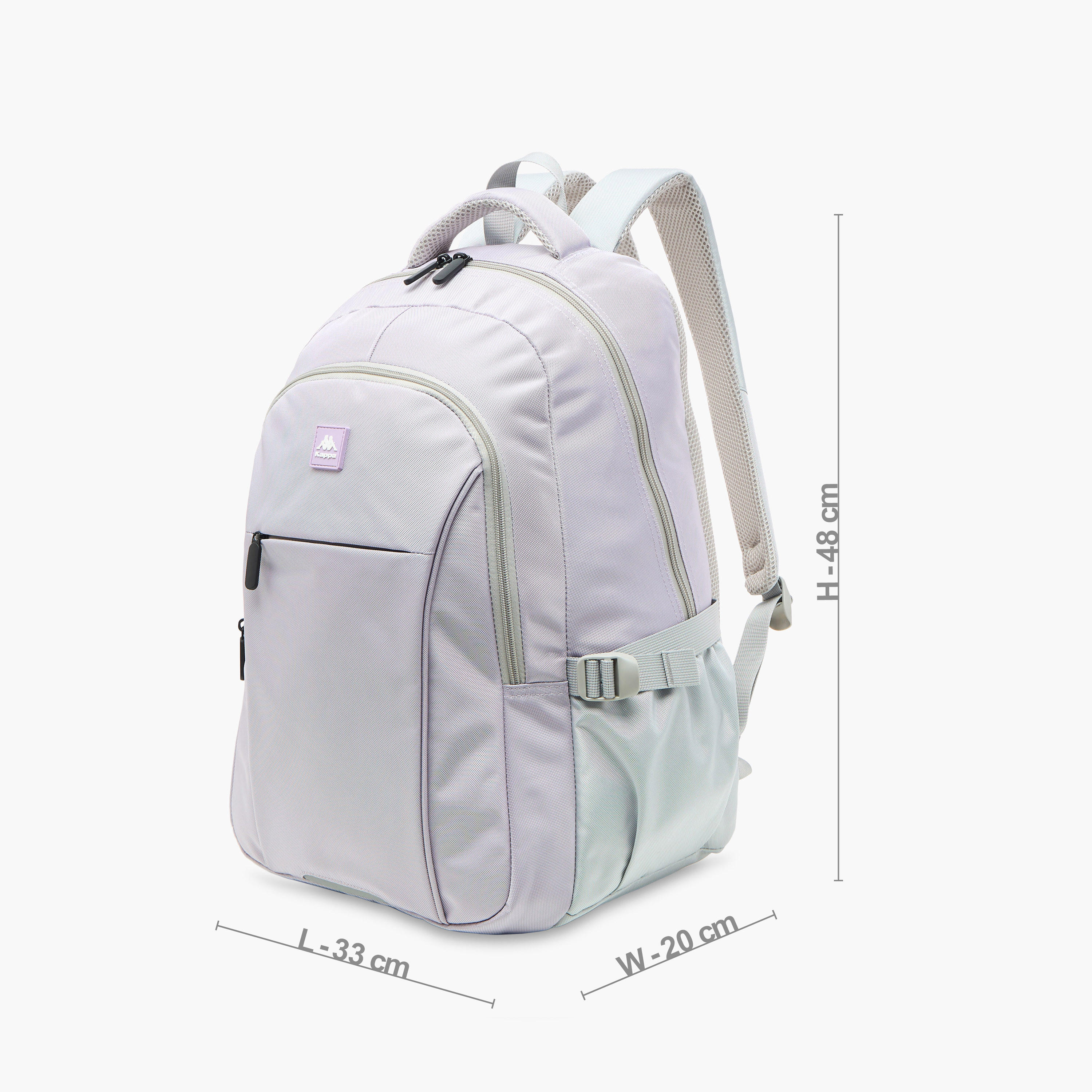 Kappa Solid Backpack with Adjustable Shoulder Straps - 48x33x20 cm-school-bagsandbackpacks-backpacks-image-2