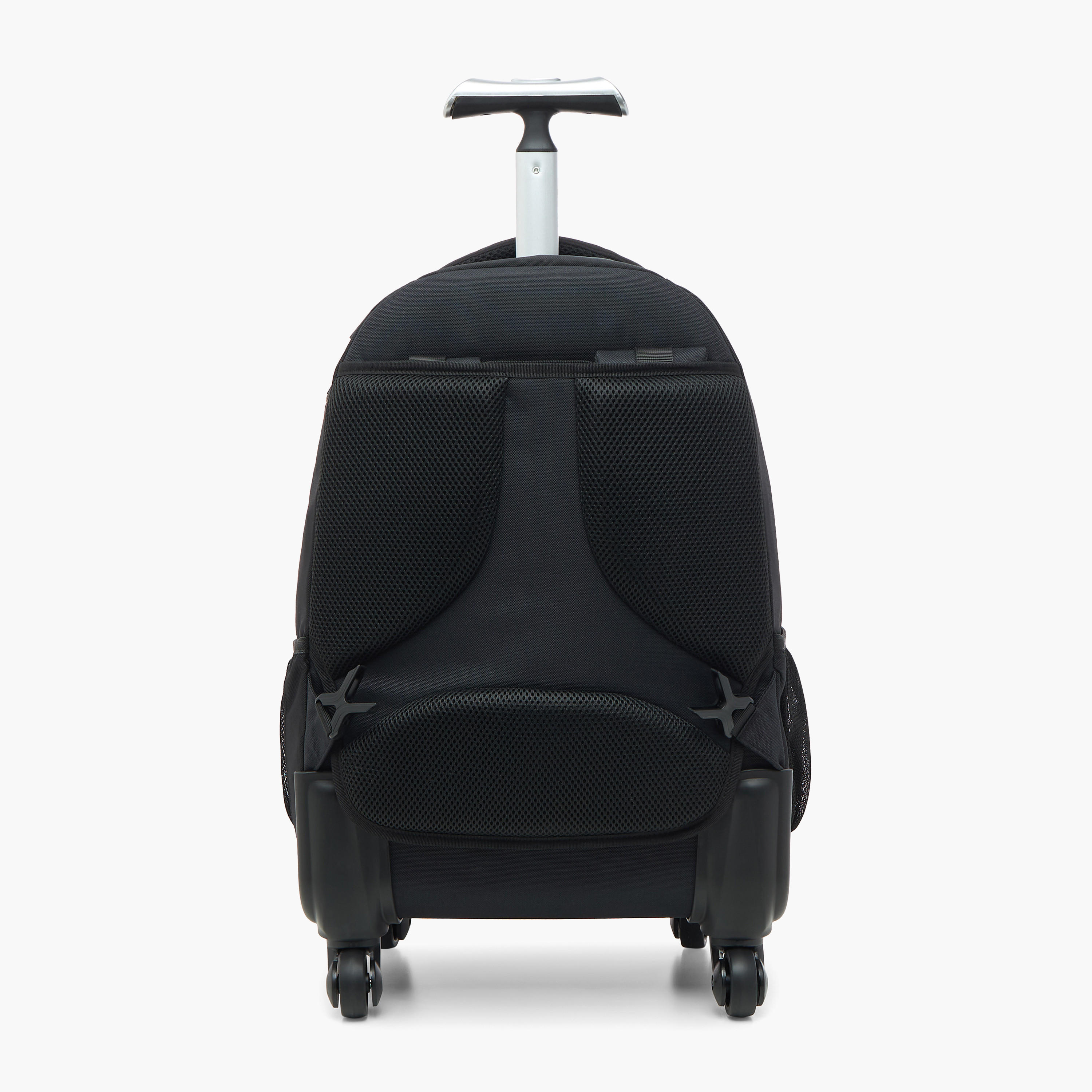 Kappa Logo Print Trolley School Backpack with Retractable Handle - 48x34x23 cm-school-bagsandbackpacks-trolleybags-image-9