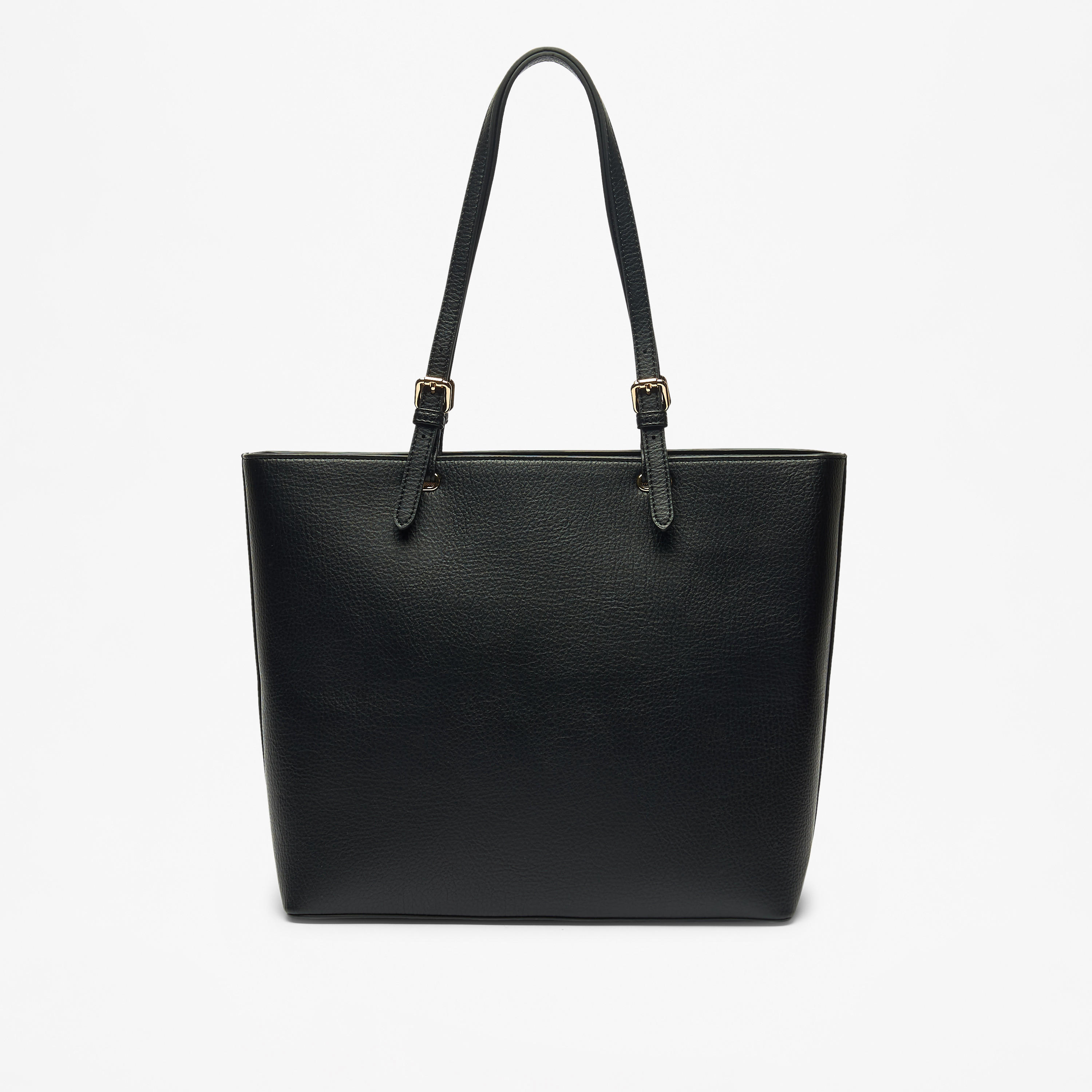 Celeste Solid Tote Bag with Zip Closure and Double Handle-women-bagsandwallets-handbags-image-4