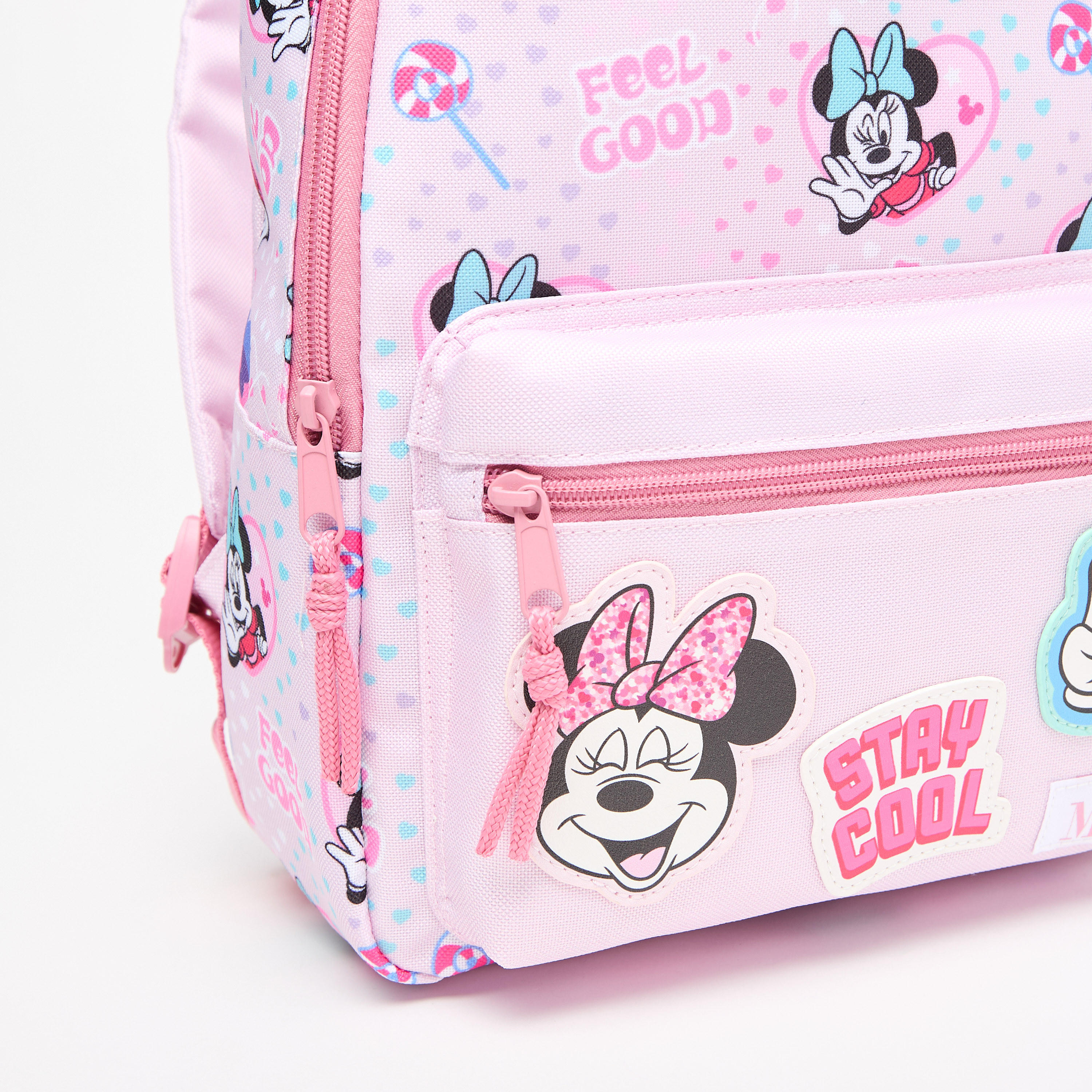 Disney All-Over Minnie Mouse Print Backpack with Adjustable Shoulder Straps - 36x25x10 cm-school-bagsandbackpacks-backpacks-image-3