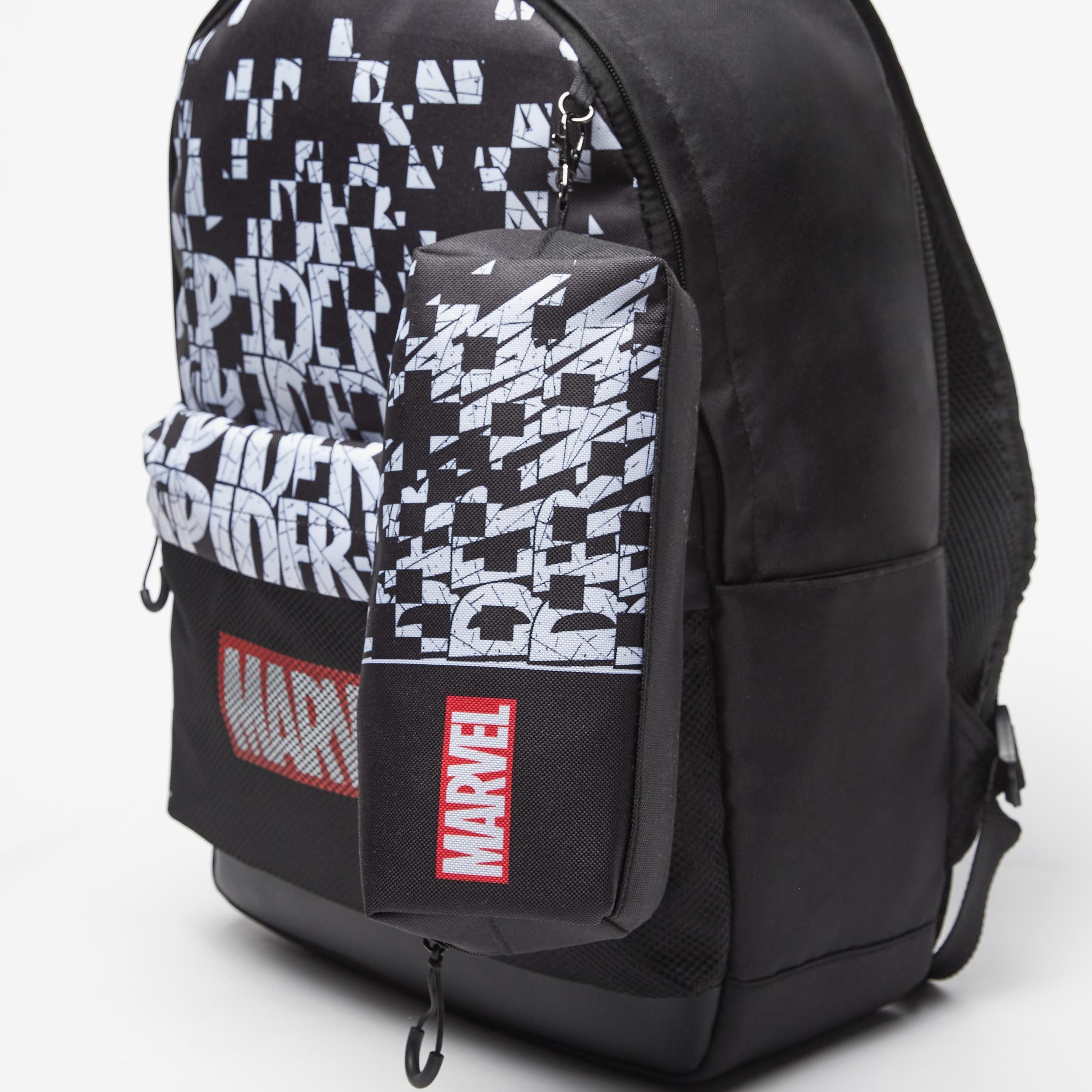 شنطة ظهر بطبعات سبايدر مان مع مقلمة من مارفل-school-bagsandbackpacks-backpacks-image-6
