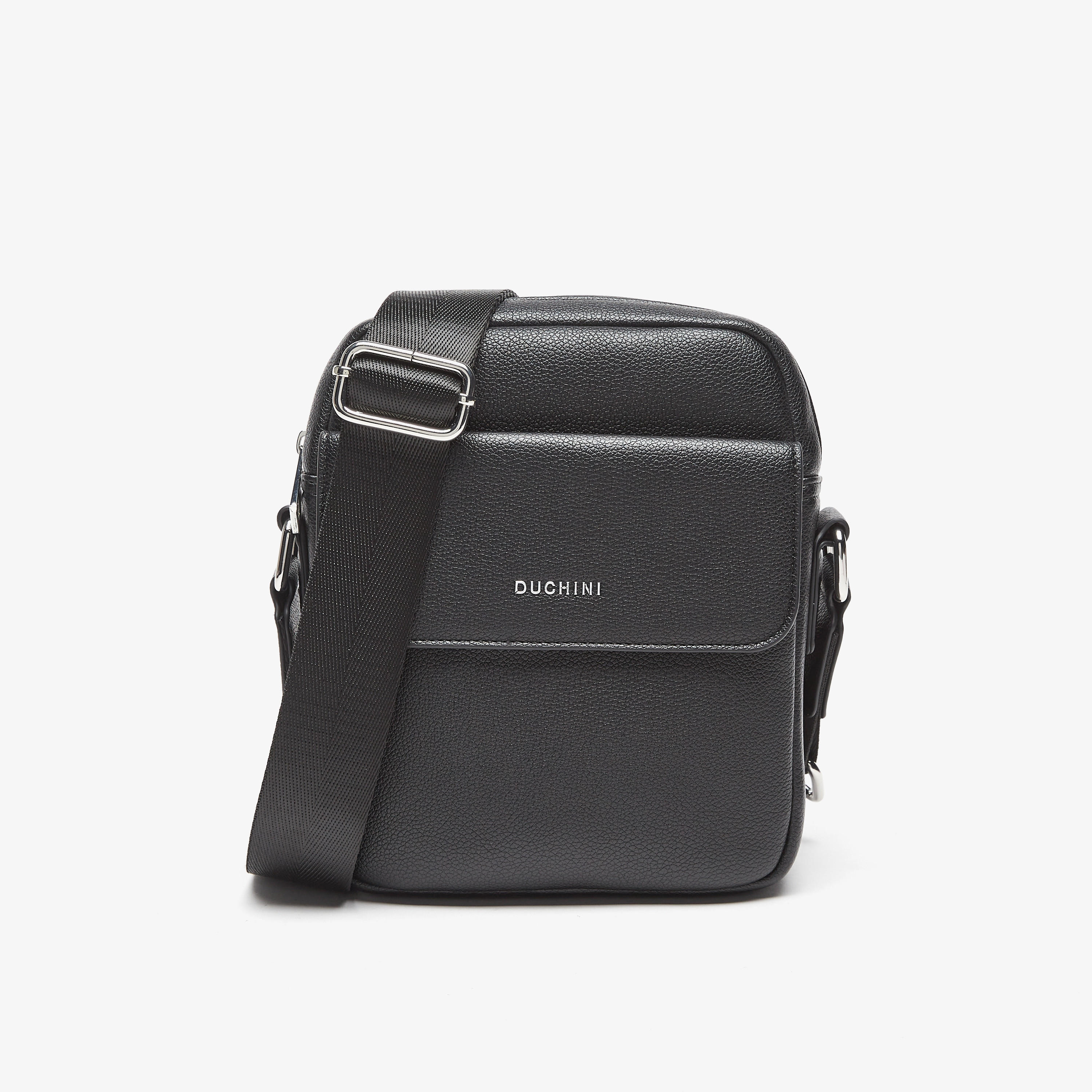 شنطة كروس بودي سادة بسحاب إغلاق وحزام قابل للتعديل من دوتشيني-travel-accessories-image-1