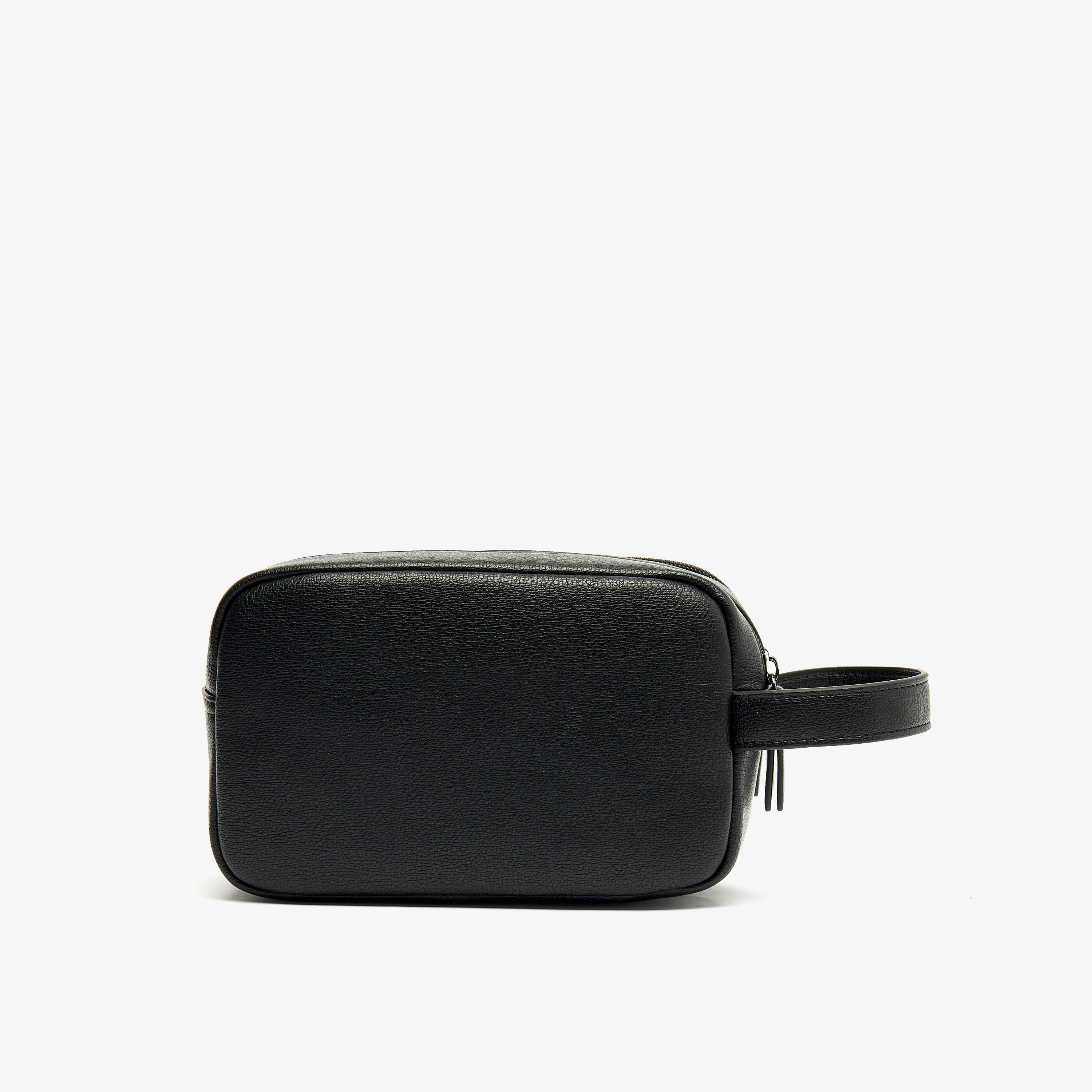 Duchini Solid Pouch with Zip Closure and Wristlet Strap-men-bags-image-4