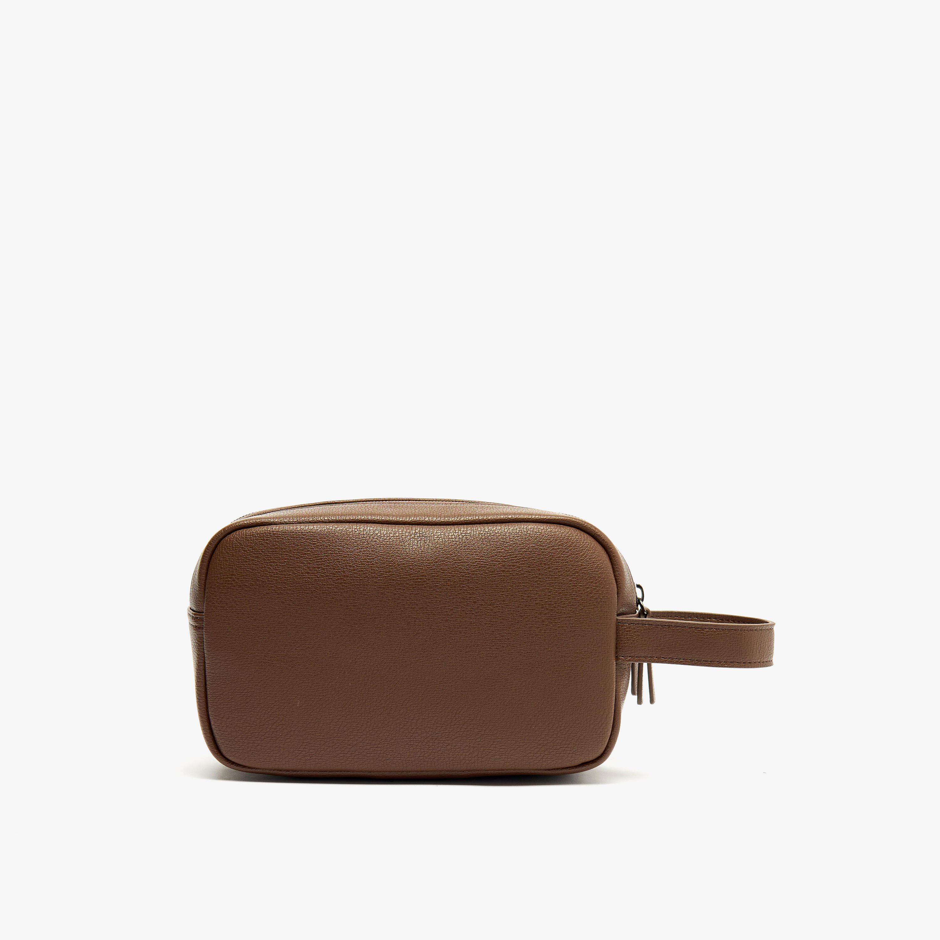 Duchini Solid Pouch with Zip Closure and Wristlet Strap-men-bags-image-4