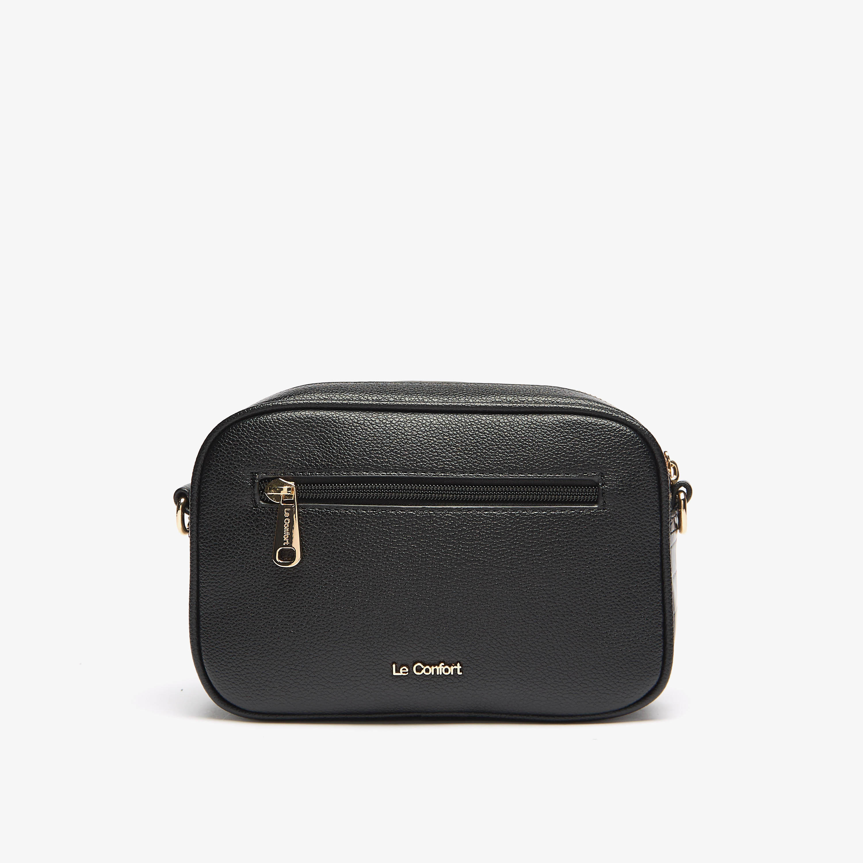 Le Confort Textured Crossbody Bag with Chain Strap-women-bagsandwallets-handbags-image-3