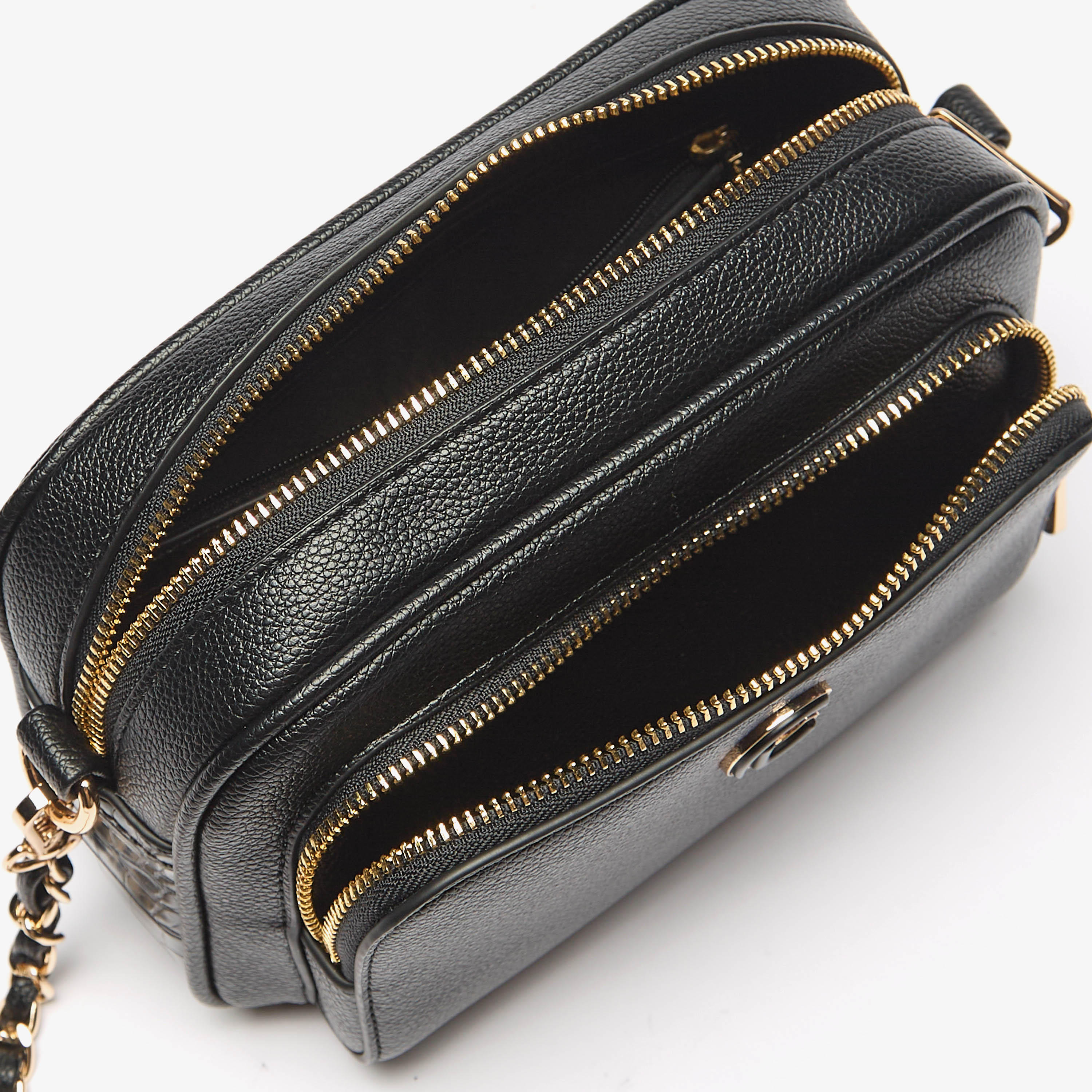 Le Confort Textured Crossbody Bag with Chain Strap-women-bagsandwallets-handbags-image-5