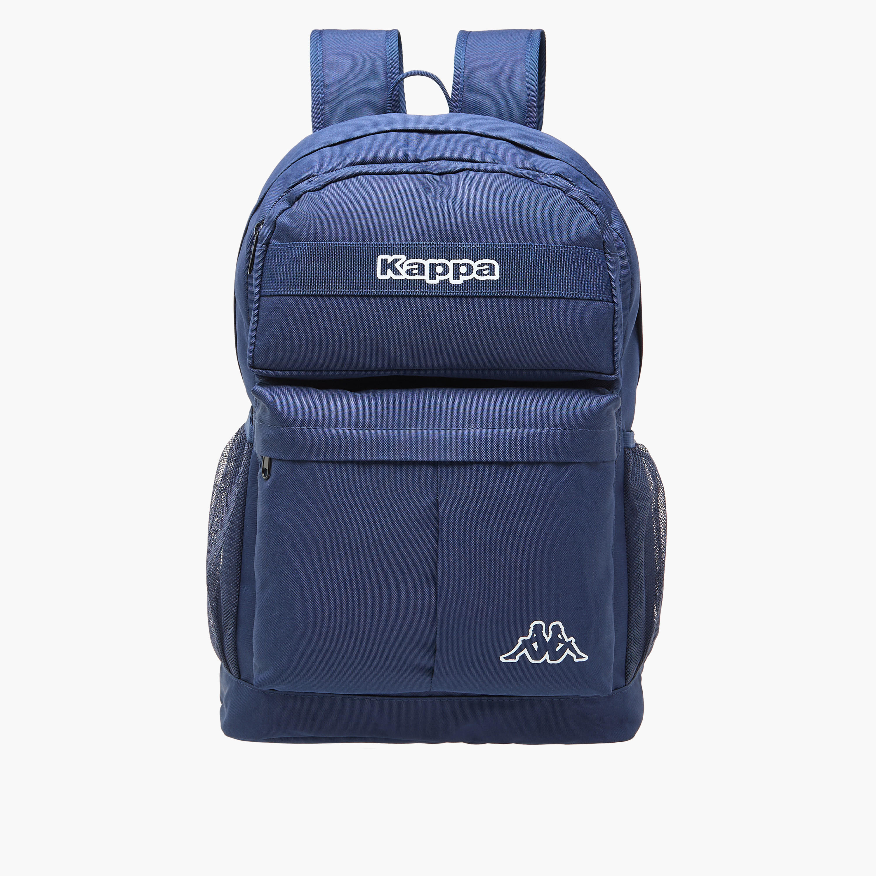Kappa Solid Backpack with Adjustable Straps and Zip Closure-women-bagsandwallets-backpacks-image-1