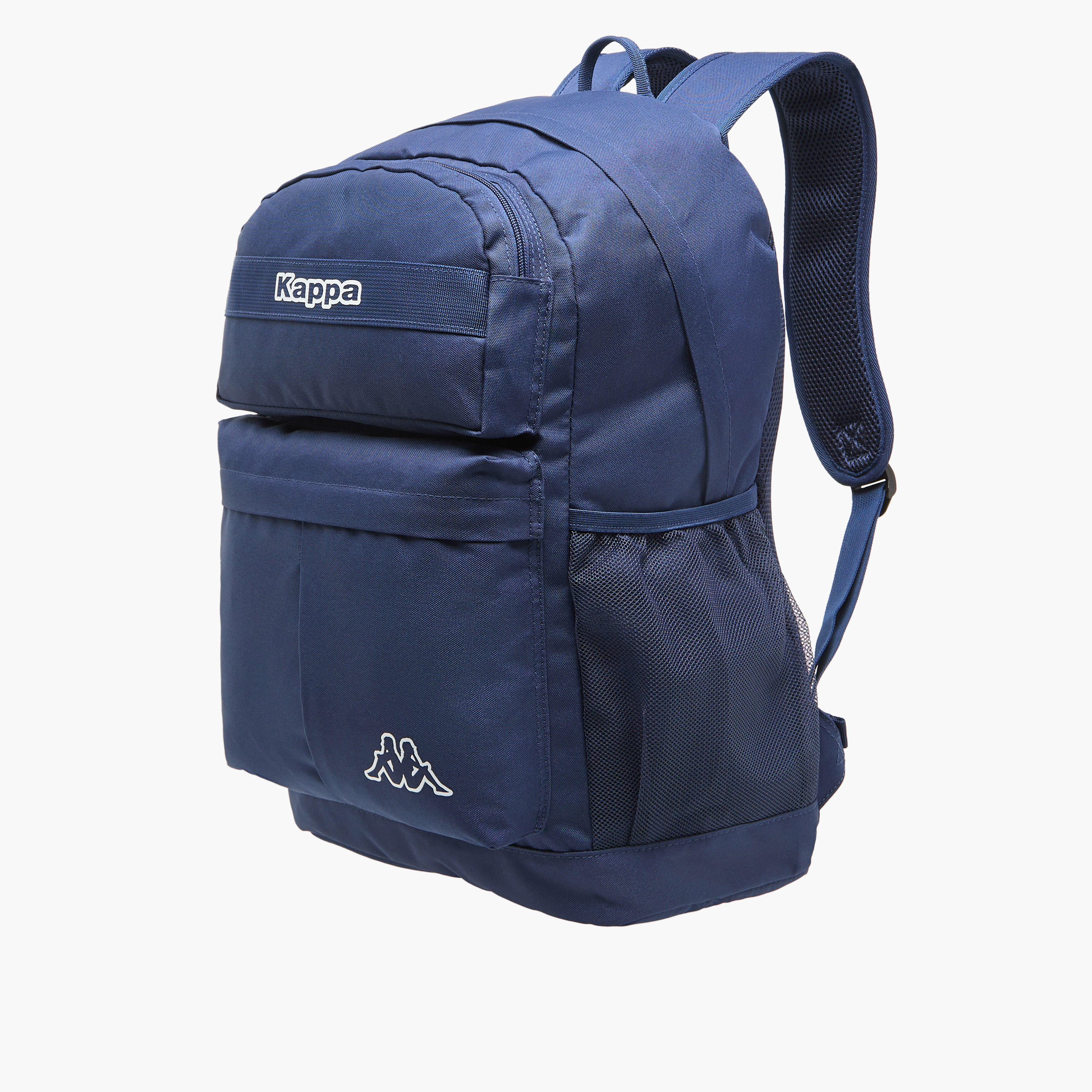 Kappa Solid Backpack with Adjustable Straps and Zip Closure-women-bagsandwallets-backpacks-image-2