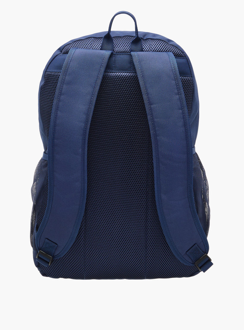 Kappa Solid Backpack with Adjustable Straps and Zip Closure-women-bagsandwallets-backpacks-image-3
