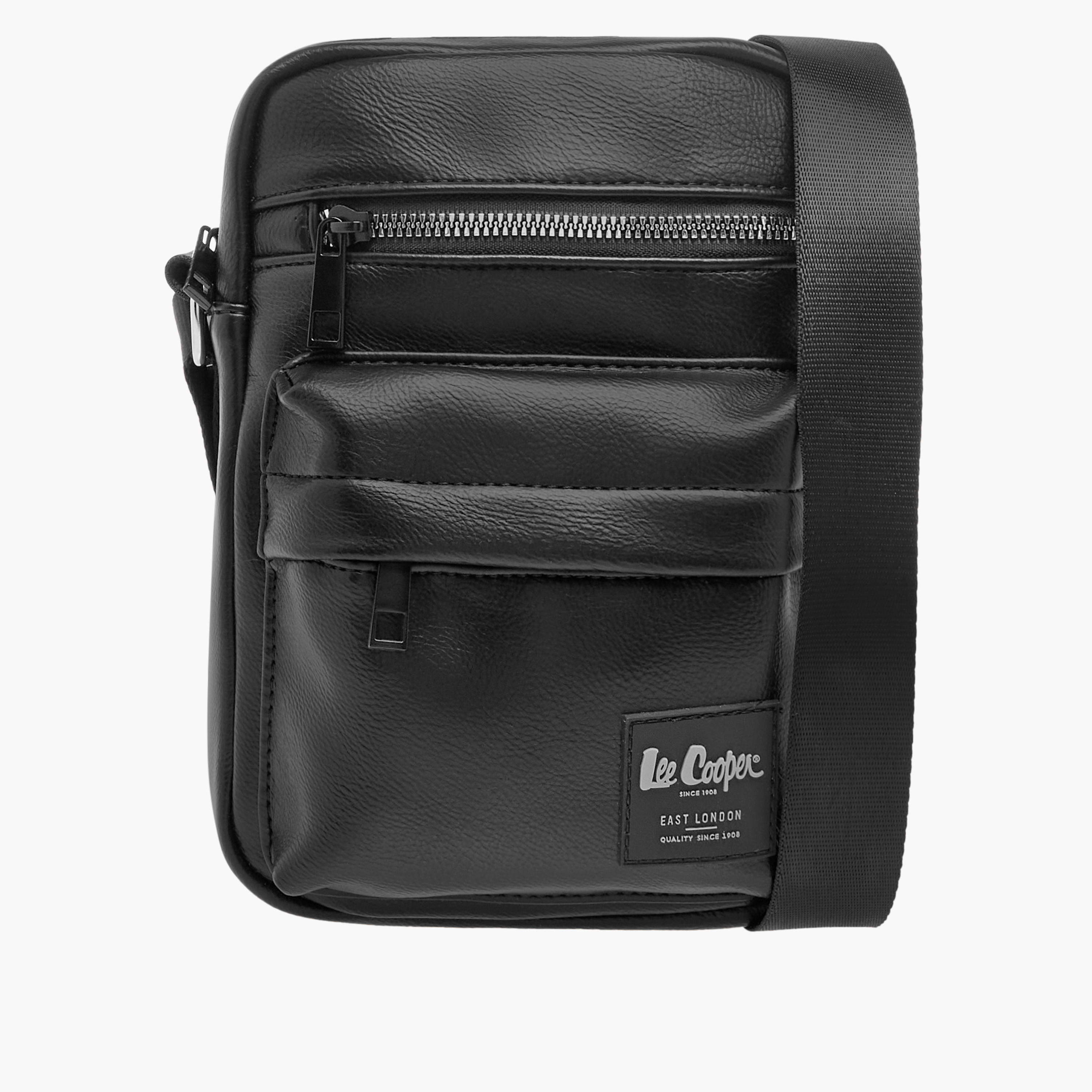 شنطة كروس بودي بارزة الملمس بحزام قابل للتعديل وسحّاب إغلاق من لي كوبر-travel-accessories-image-1