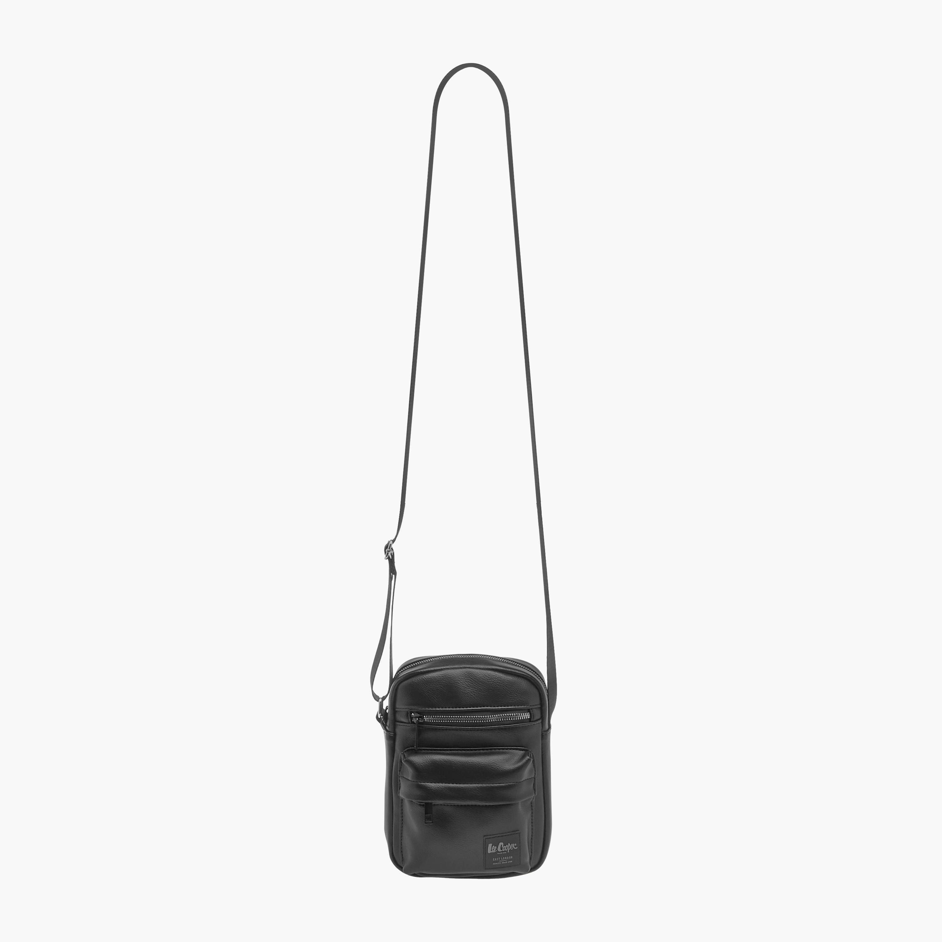شنطة كروس بودي بارزة الملمس بحزام قابل للتعديل وسحّاب إغلاق من لي كوبر-travel-accessories-image-2