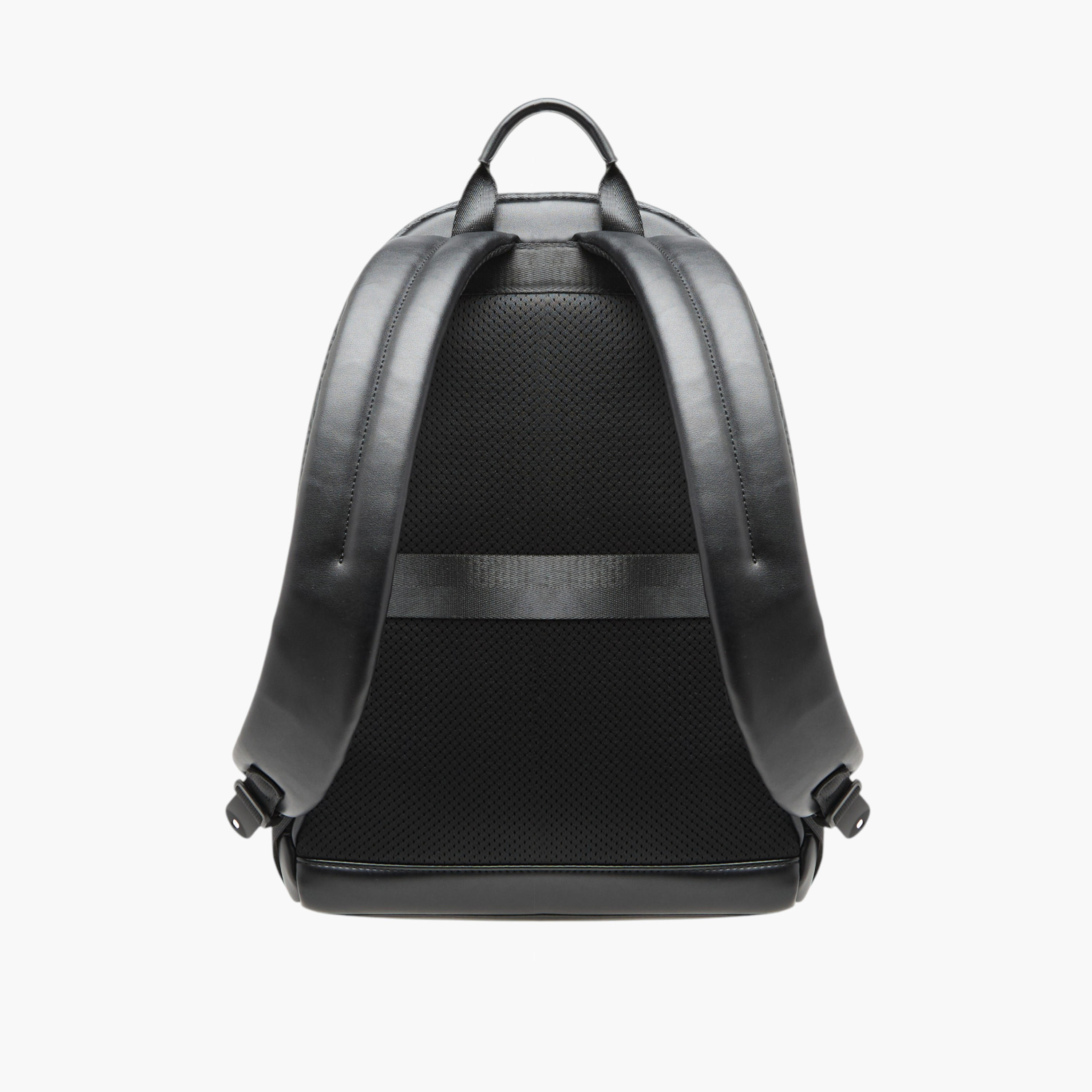 Duchini Monogram Print Backpack with Zip Closure and Laptop Compartment - 31x43x17 cm-women-bagsandwallets-backpacks-image-4