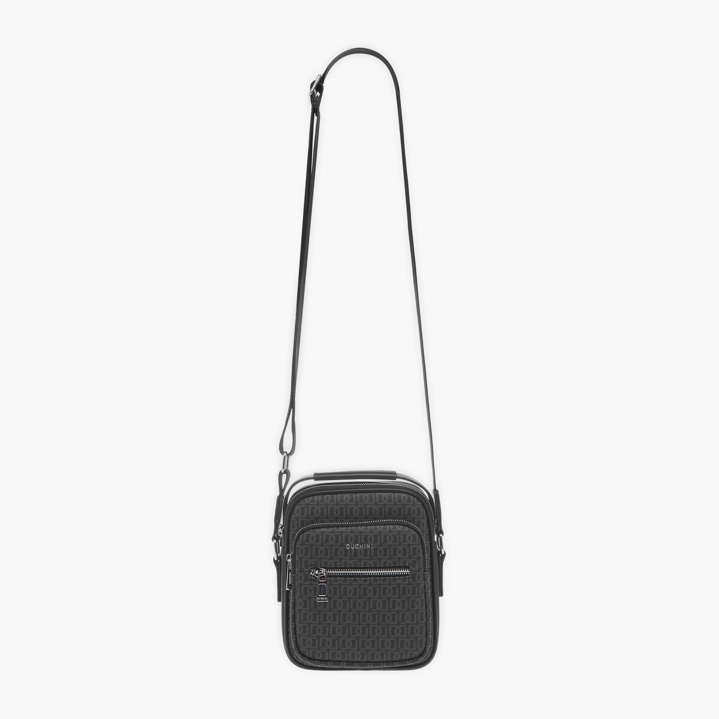 شنطة كروس بطبعات مونوغرام مع سحاب للإغلاق وحزام قابل للتعديل من دوتشيني-travel-accessories-image-2