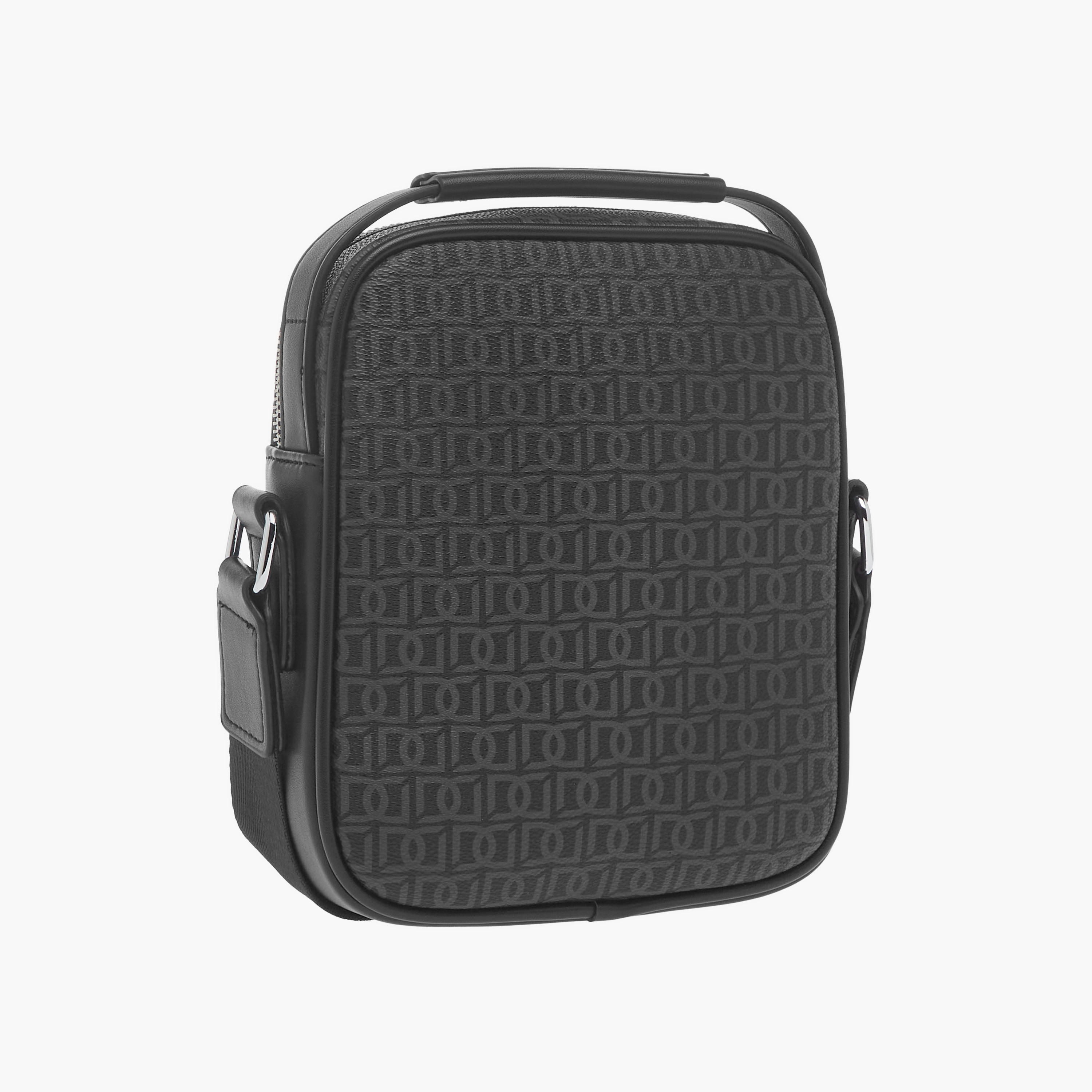 شنطة كروس بطبعات مونوغرام مع سحاب للإغلاق وحزام قابل للتعديل من دوتشيني-travel-accessories-image-3