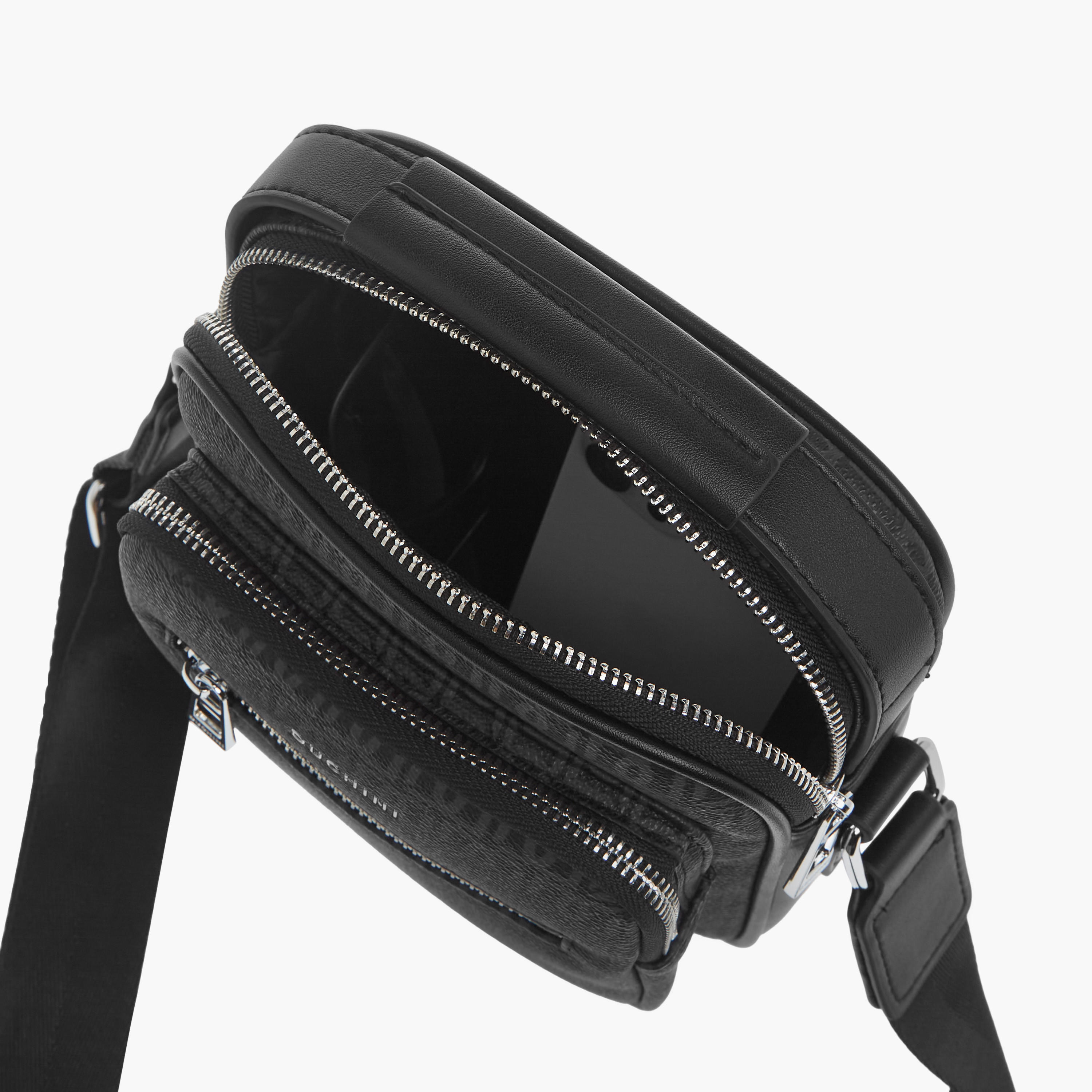 شنطة كروس بطبعات مونوغرام مع سحاب للإغلاق وحزام قابل للتعديل من دوتشيني-travel-accessories-image-8