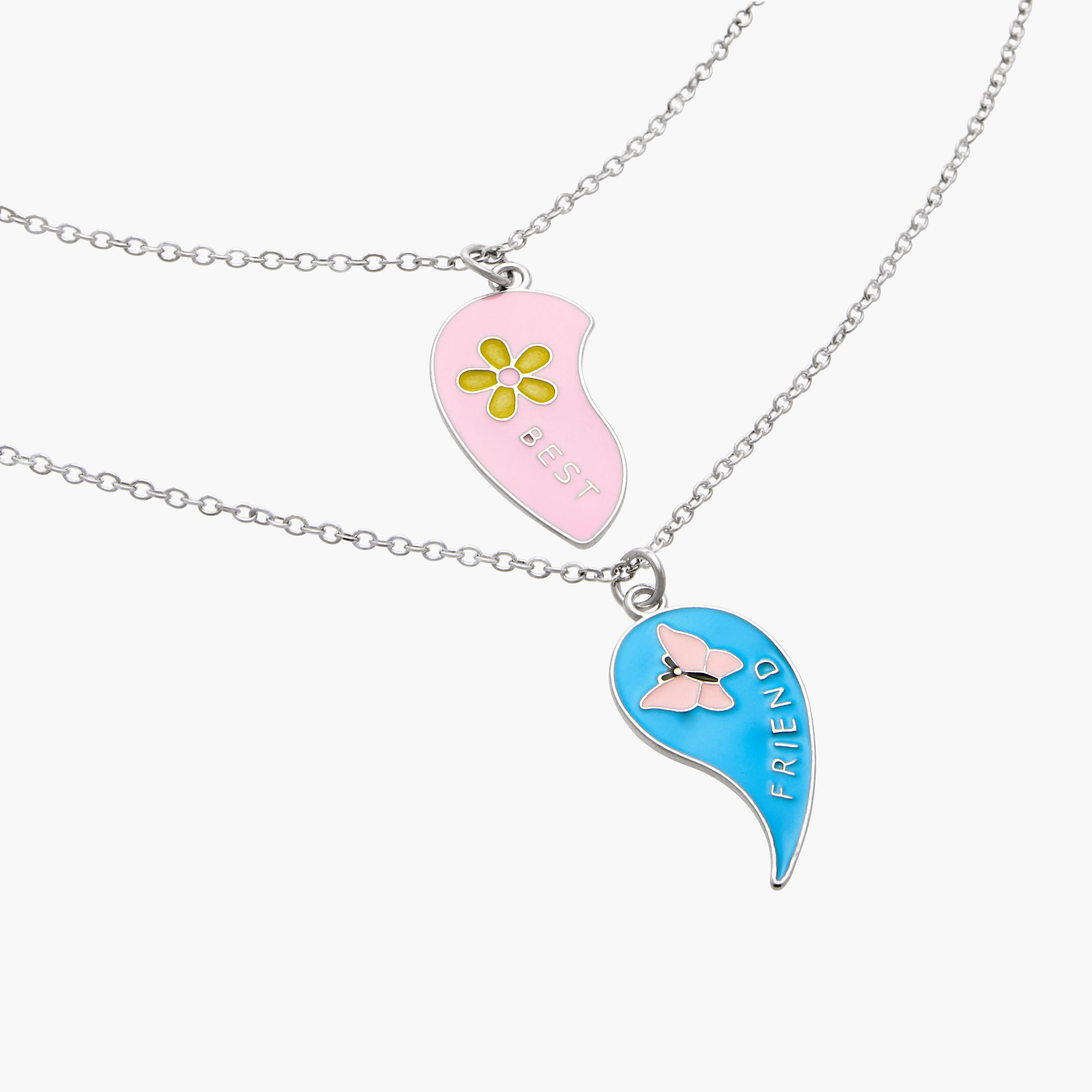 عقد بدلاية زهرية وقفل إغلاق للأصدقاء المقربين من فلورا بيلا - طقم من قطعتين-girls-accessories-jewellery-image-4