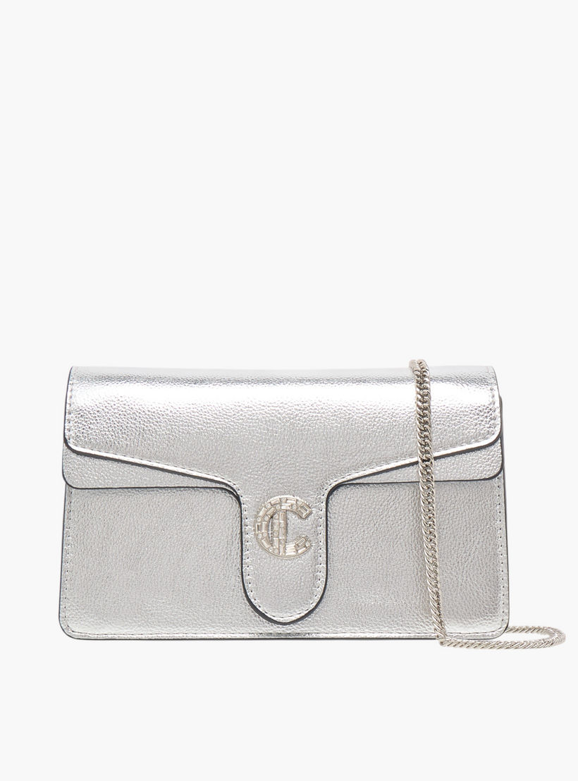 Le Confort Textured Crossbody Bag with Button Closure-women-bagsandwallets-handbags-image-1