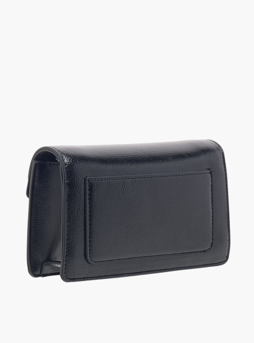 Le Confort Textured Crossbody Bag with Button Closure-women-bagsandwallets-handbags-image-3