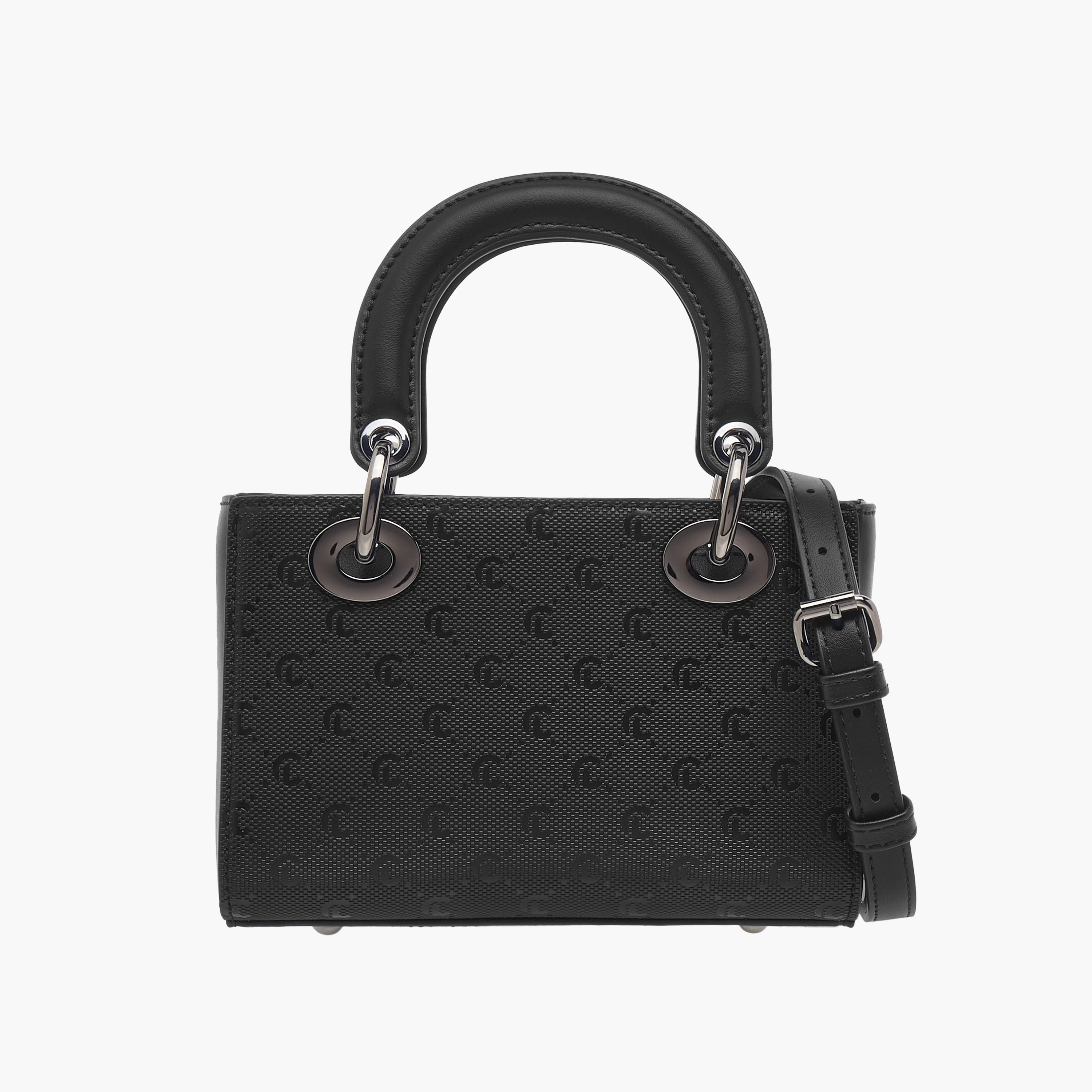 Le Confort Monogram Embossed Tote Bag with Zip Closure-women-bagsandwallets-handbags-image-1
