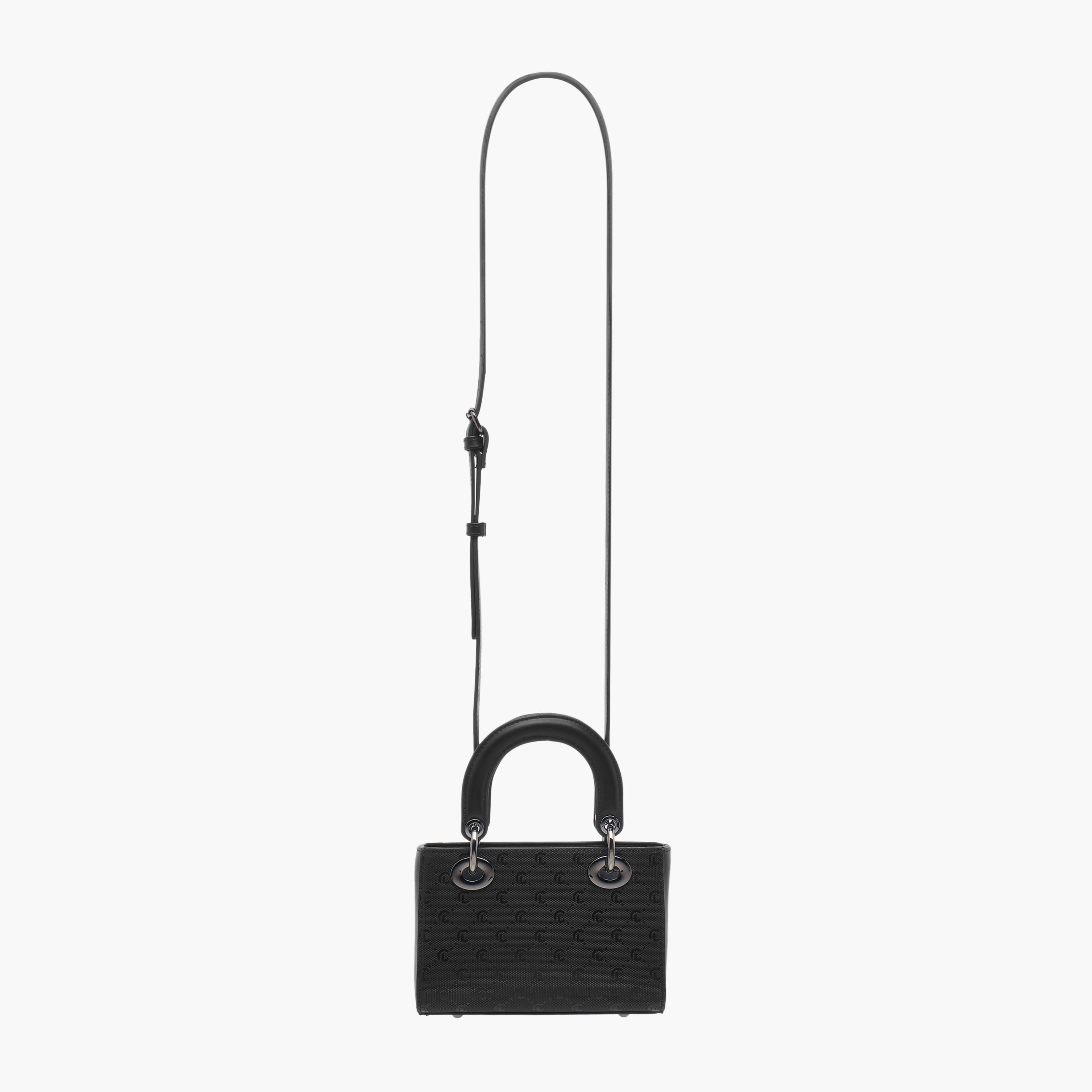 Le Confort Monogram Embossed Tote Bag with Zip Closure-women-bagsandwallets-handbags-image-3