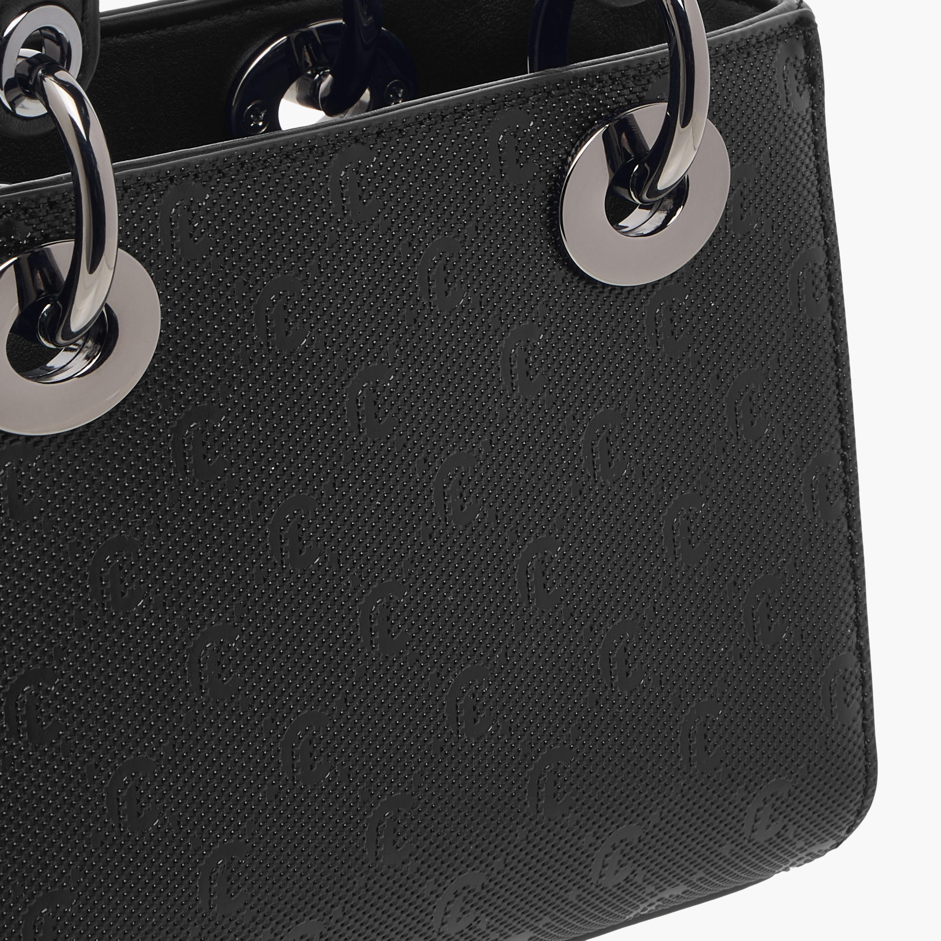 Le Confort Monogram Embossed Tote Bag with Zip Closure-women-bagsandwallets-handbags-image-5