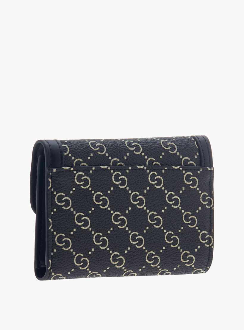 محفظة مونوجرام بطية ثنائية وقفل إغلاق من سيليست-women-bagsandwallets-wallets-image-2