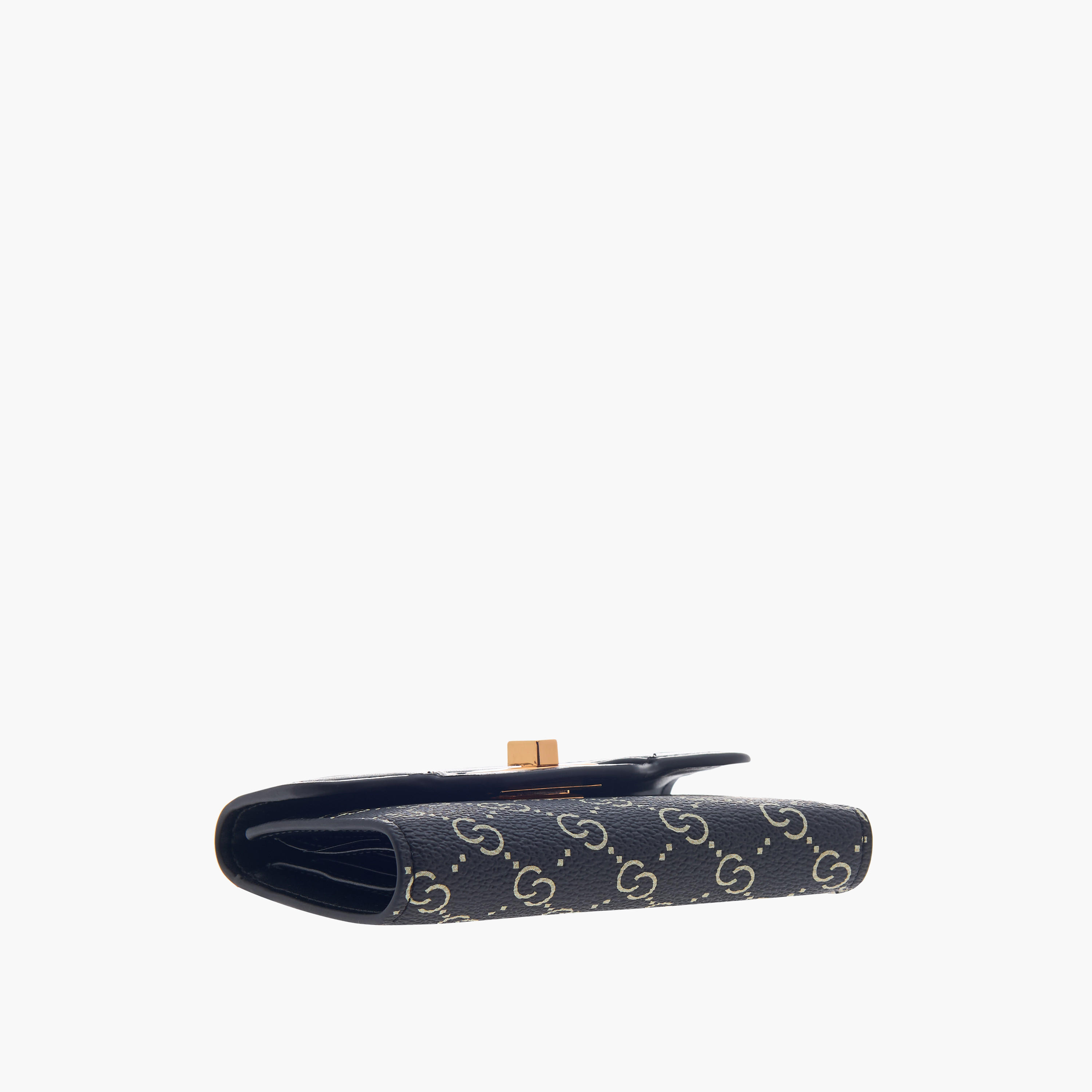 Celeste Monogram Detail Bi-Fold Wallet with Lock Clasp Closure-women-bagsandwallets-wallets-image-4
