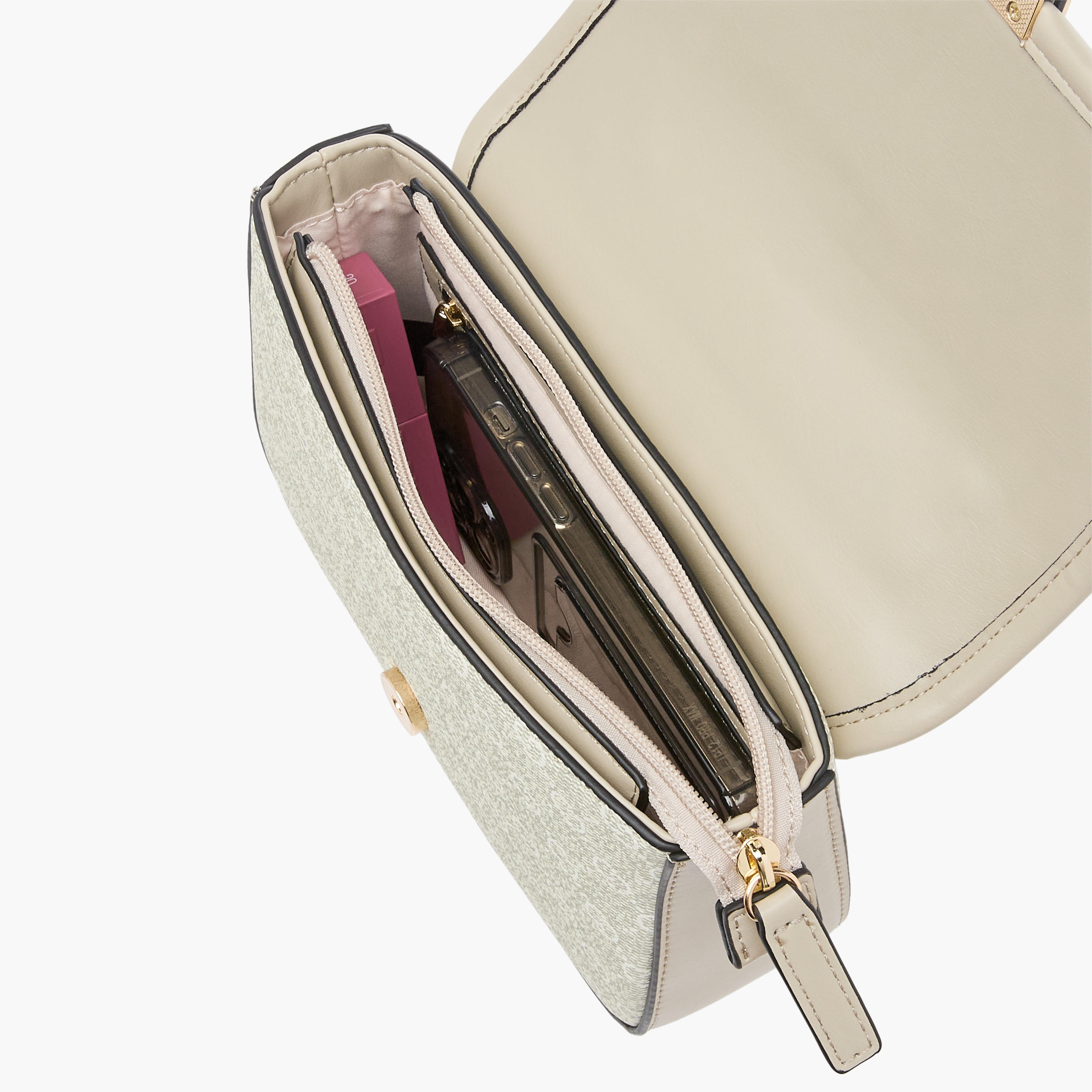 Celeste Monogram Print Crossbody Bag with Button Closure and Adjustable Strap-women-bagsandwallets-handbags-image-7