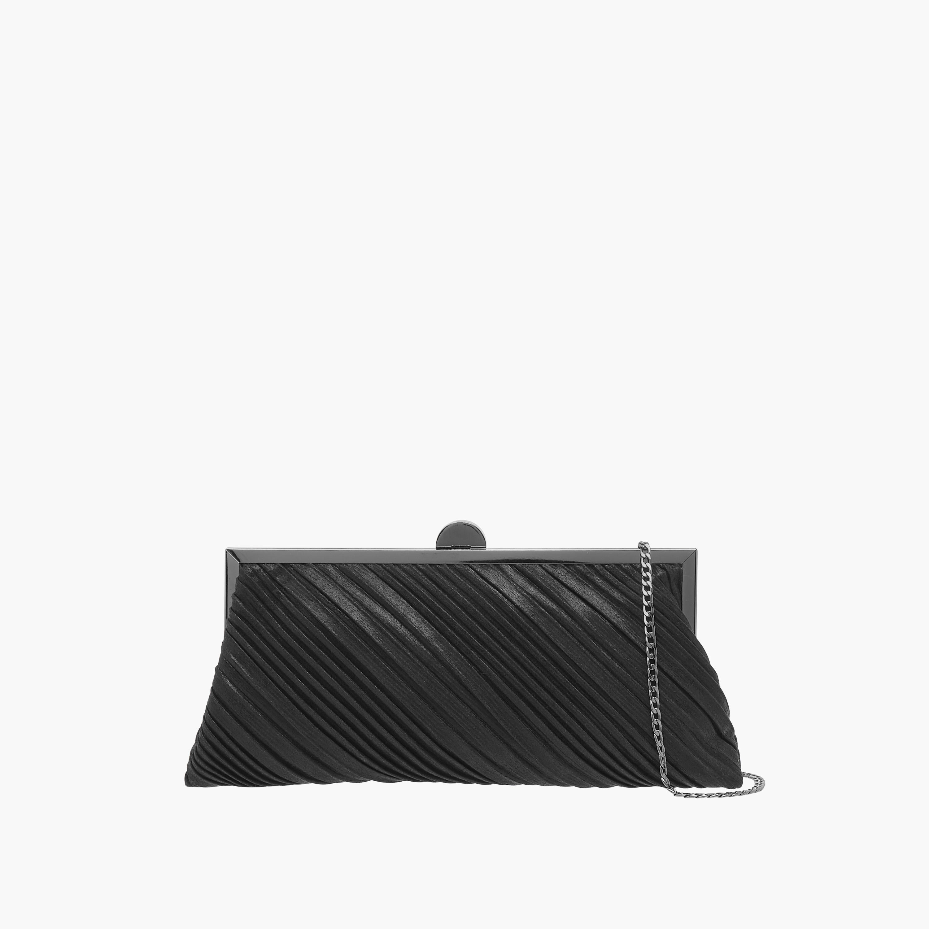 Celeste Textured Clutch with Chain Strap-women-bagsandwallets-handbags-image-1