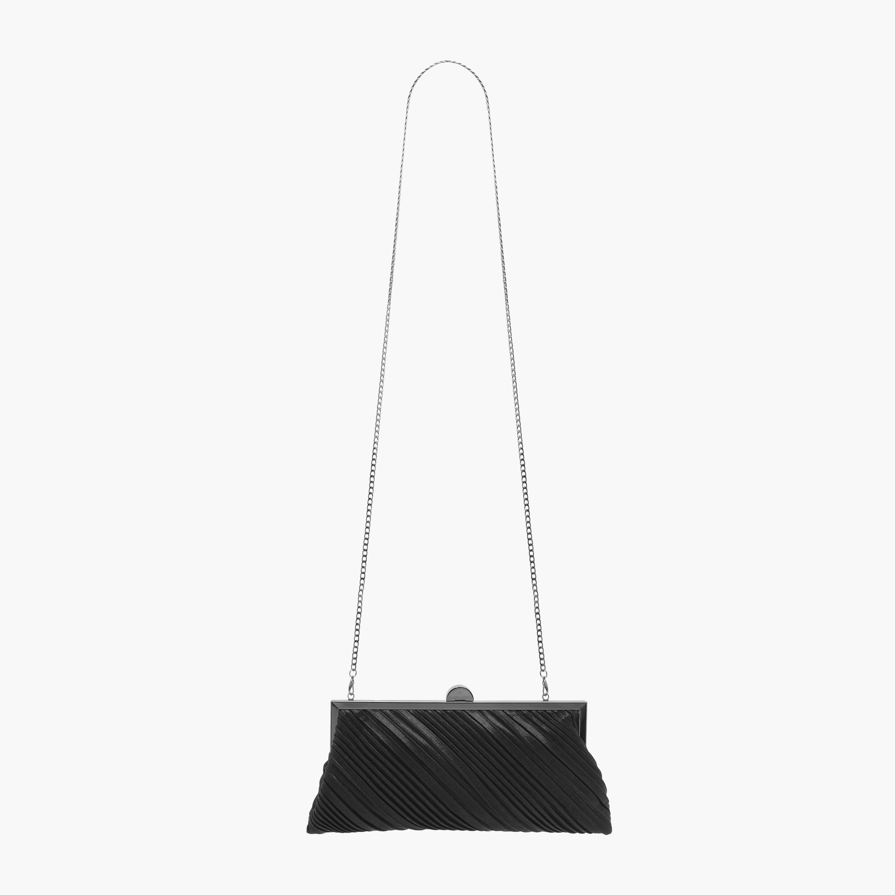 Celeste Textured Clutch with Chain Strap-women-bagsandwallets-handbags-image-2