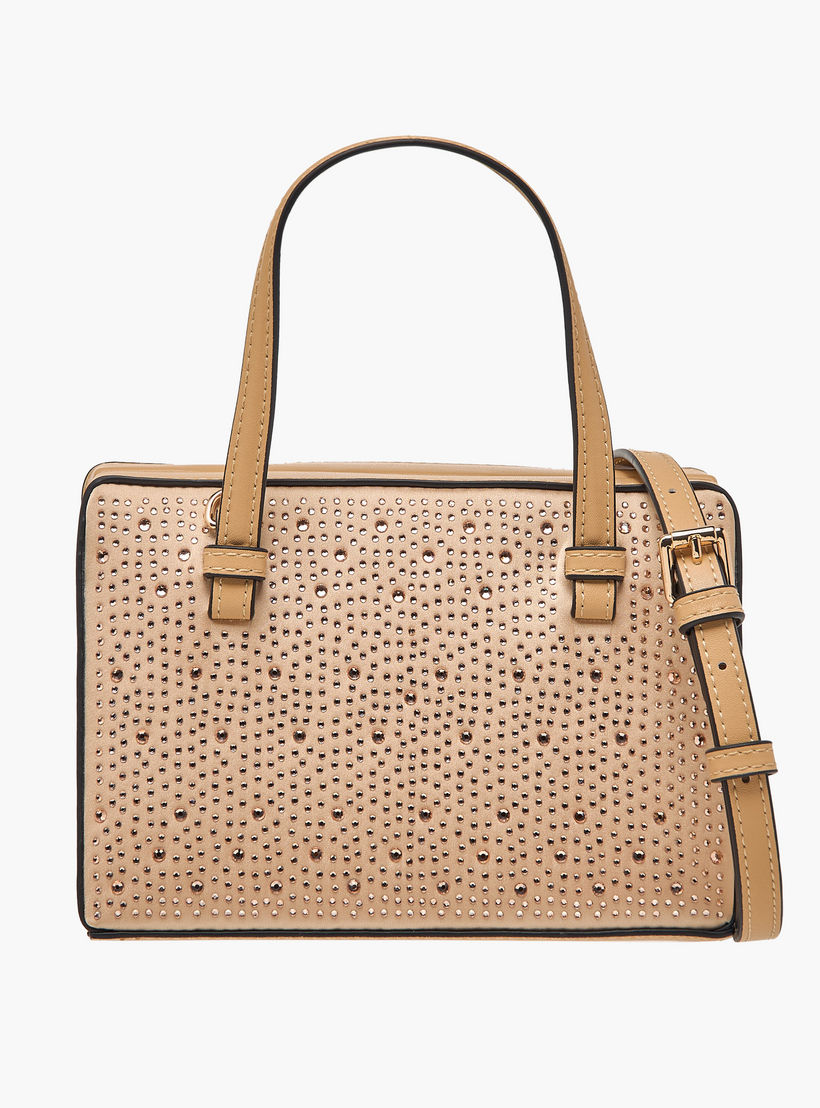 Celeste Embellished Tote Bag with Adjustable Strap and Magnetic Closure-women-bagsandwallets-handbags-image-1