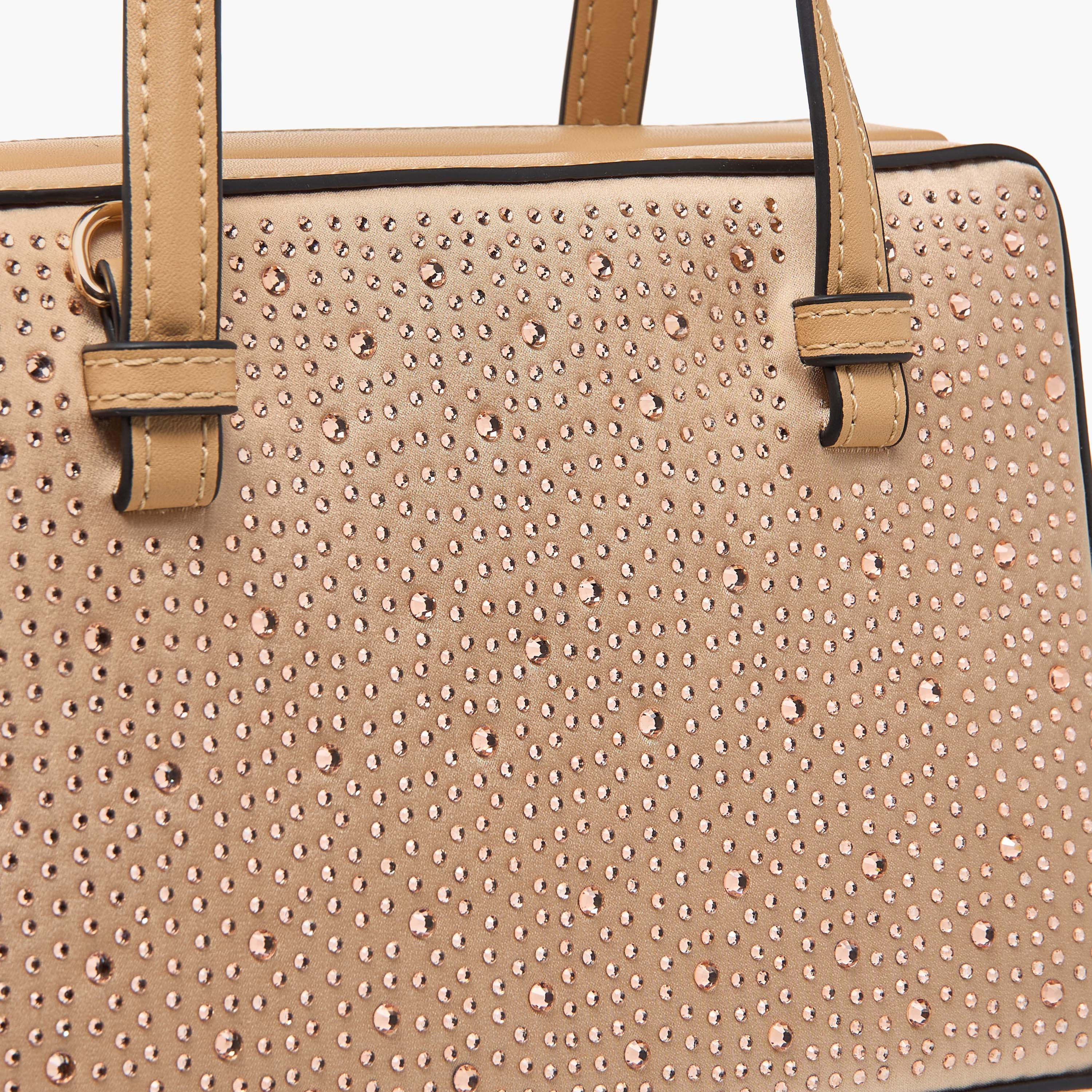 Celeste Embellished Tote Bag with Adjustable Strap and Magnetic Closure-women-bagsandwallets-handbags-image-4