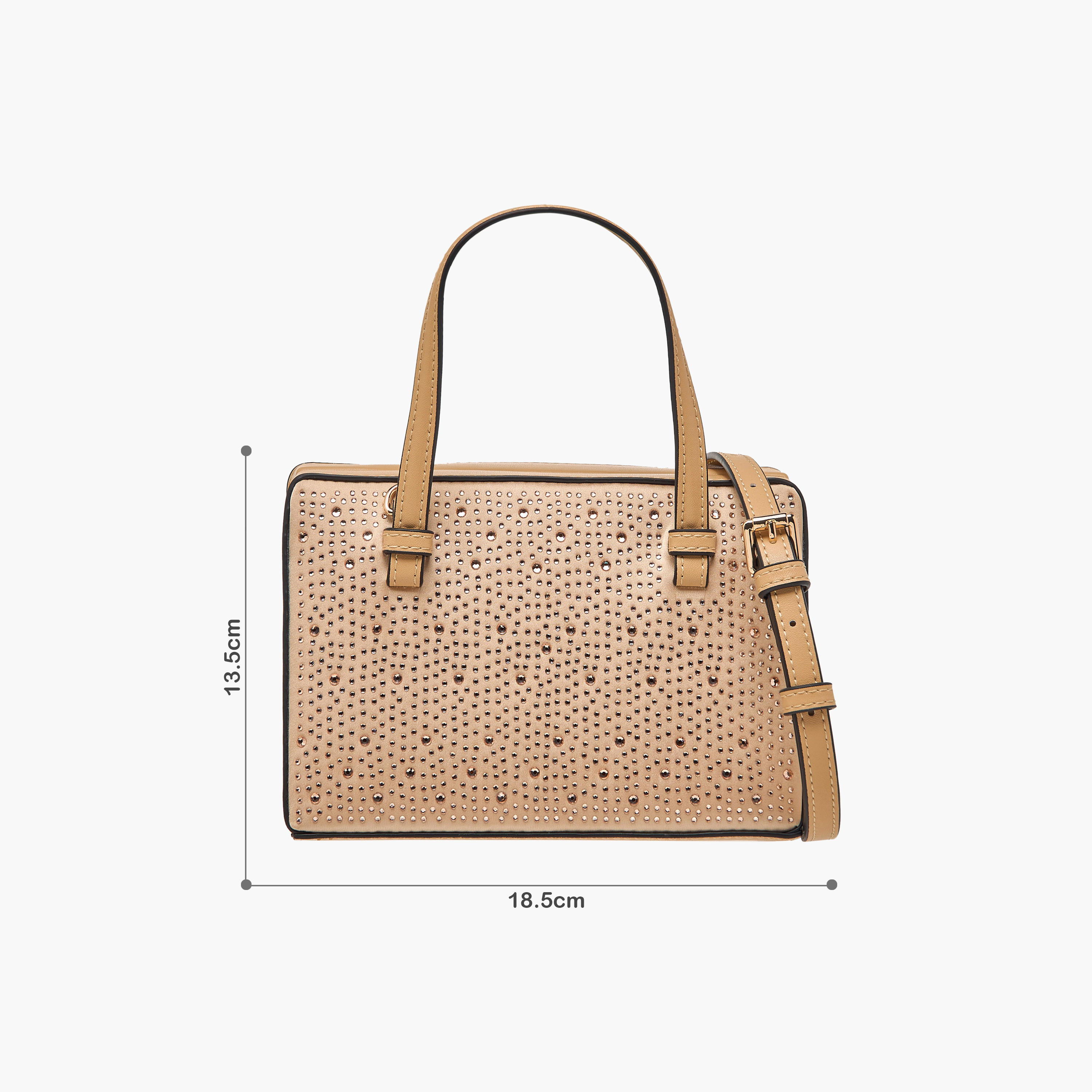 Celeste Embellished Tote Bag with Adjustable Strap and Magnetic Closure-women-bagsandwallets-handbags-image-8