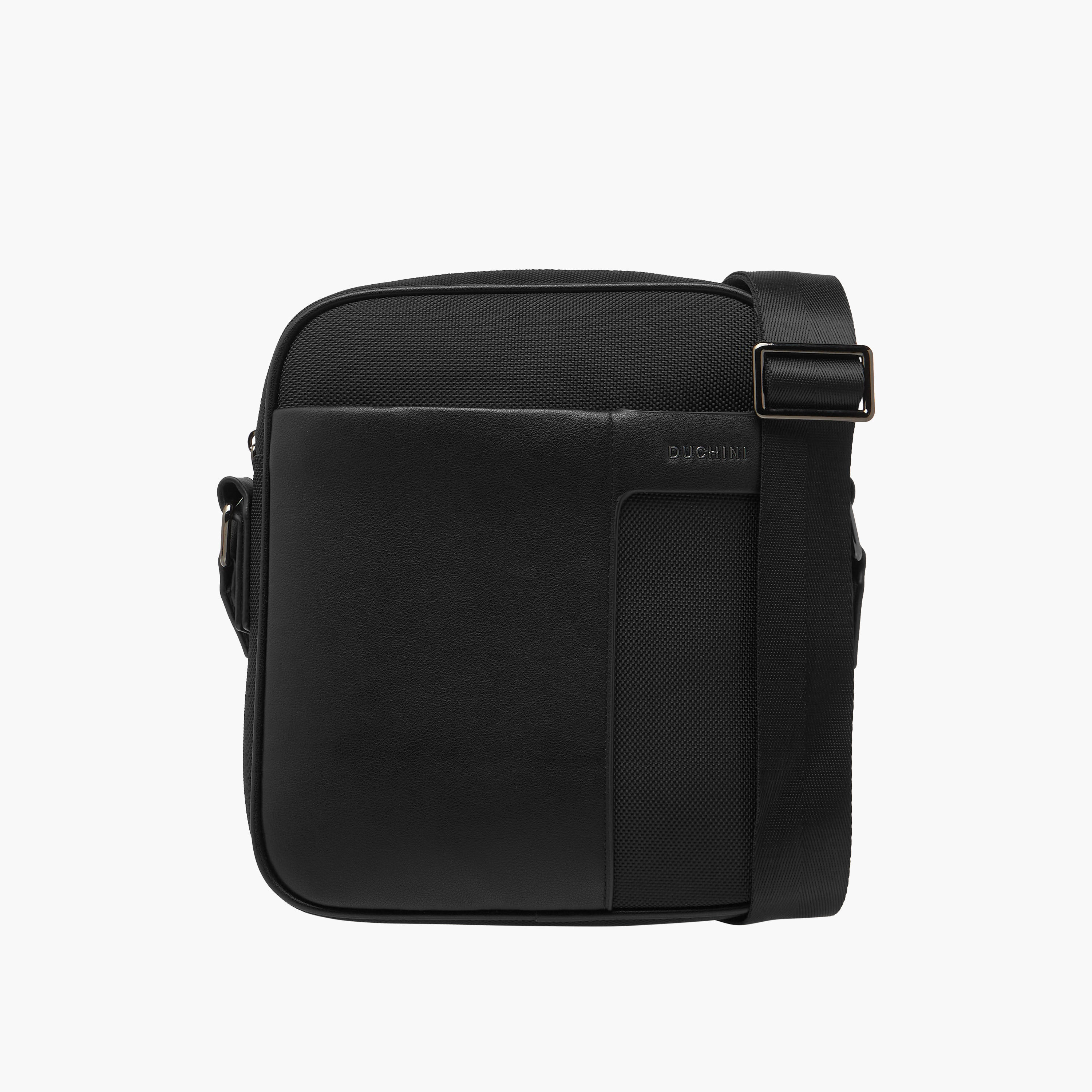 شنطة كروس بودي بارزة الملمس بحزام قابل للتعديل وسحاب إغلاق من دوتشيني-travel-accessories-image-1