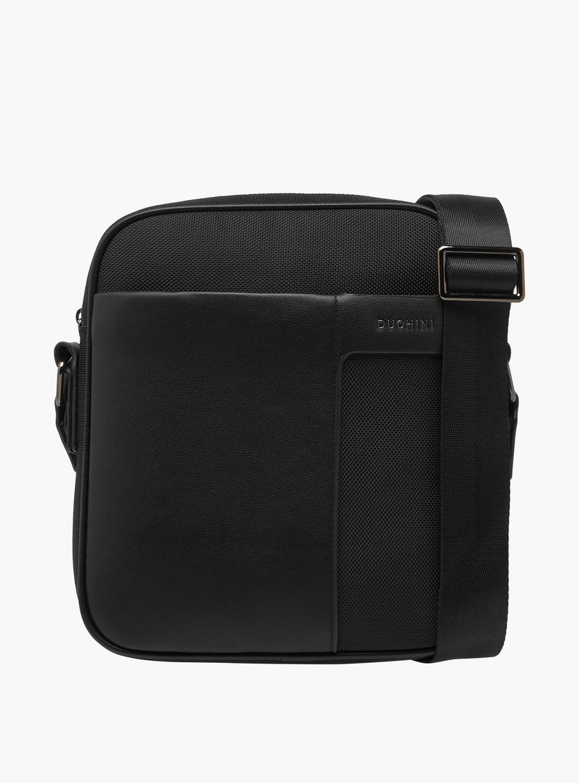 شنطة كروس بودي بارزة الملمس بحزام قابل للتعديل وسحاب إغلاق من دوتشيني-travel-accessories-image-1