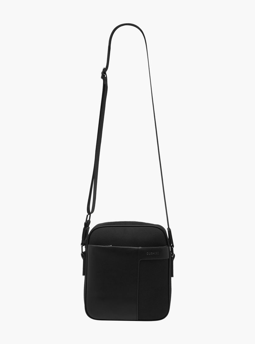 شنطة كروس بودي بارزة الملمس بحزام قابل للتعديل وسحاب إغلاق من دوتشيني-travel-accessories-image-3