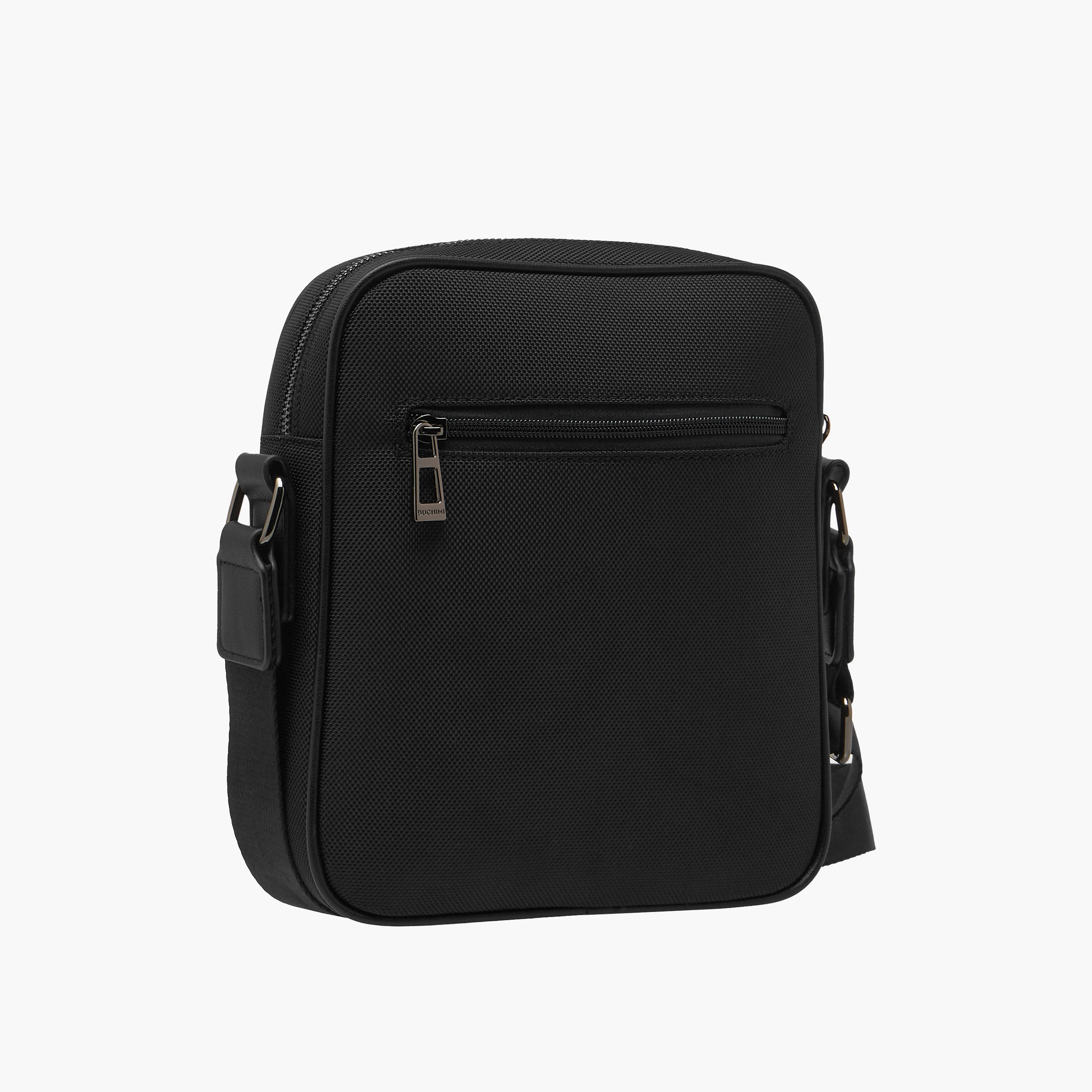 شنطة كروس بودي بارزة الملمس بحزام قابل للتعديل وسحاب إغلاق من دوتشيني-travel-accessories-image-4