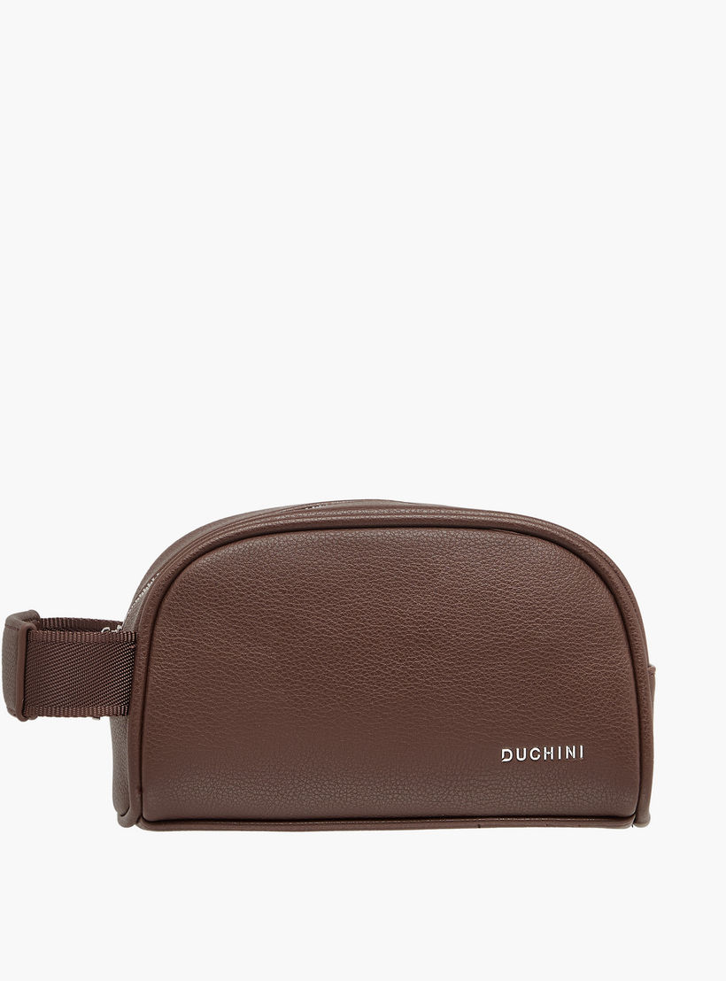 شنطة صغيرة بارزة الملمس بسحاب إغلاق وحزام معصم من دوتشيني-travel-accessories-image-1