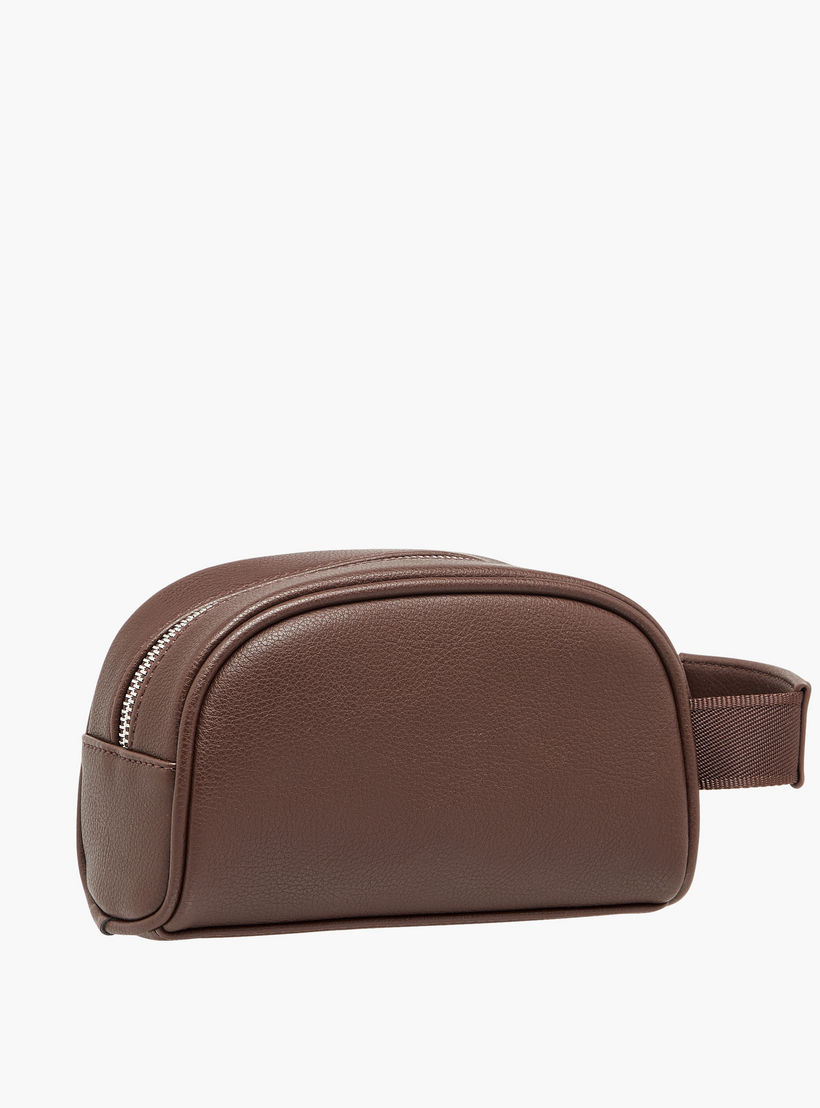 شنطة صغيرة بارزة الملمس بسحاب إغلاق وحزام معصم من دوتشيني-travel-accessories-image-3