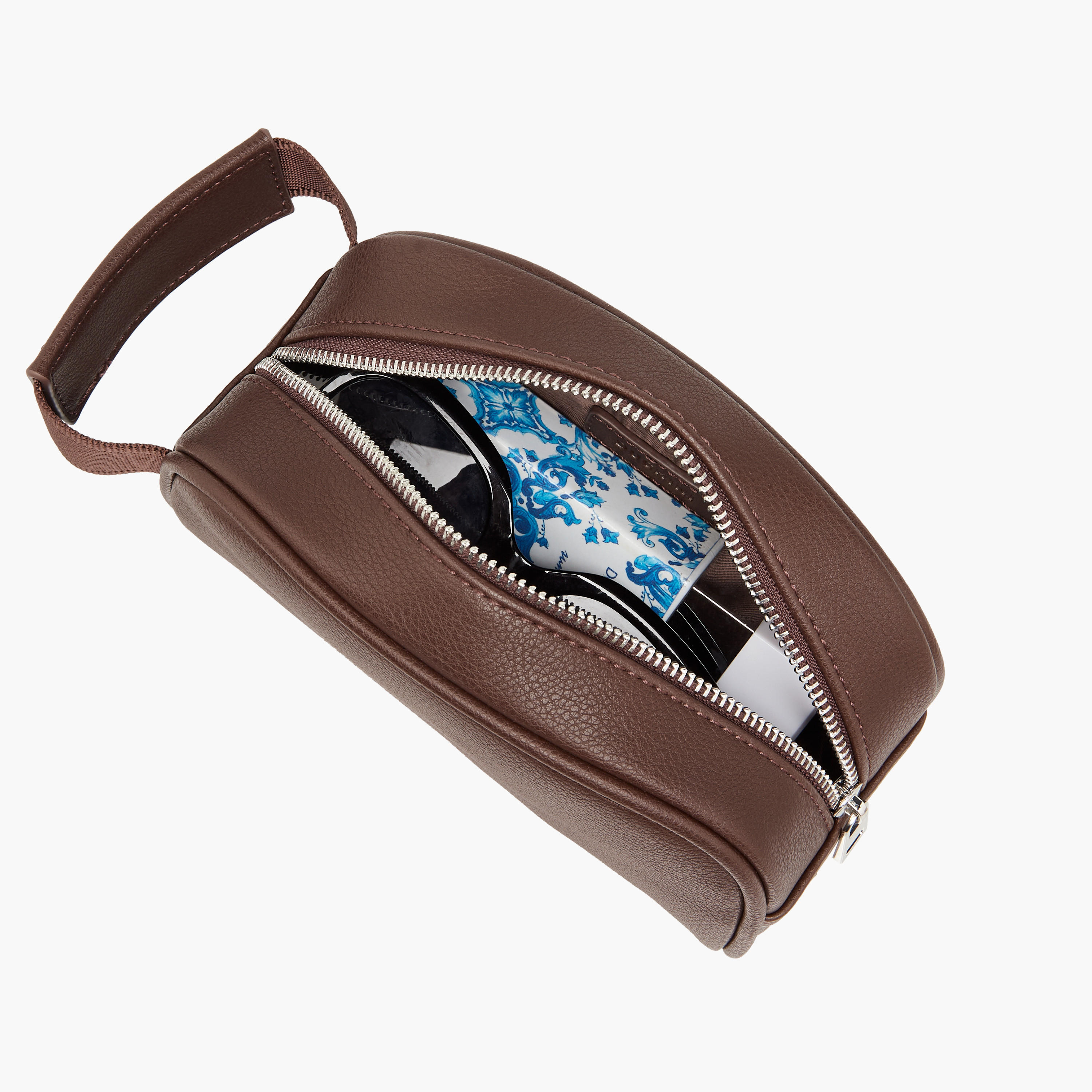 شنطة صغيرة بارزة الملمس بسحاب إغلاق وحزام معصم من دوتشيني-travel-accessories-image-7