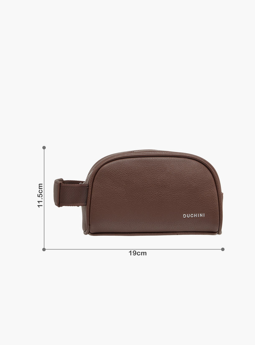 شنطة صغيرة بارزة الملمس بسحاب إغلاق وحزام معصم من دوتشيني-travel-accessories-image-2