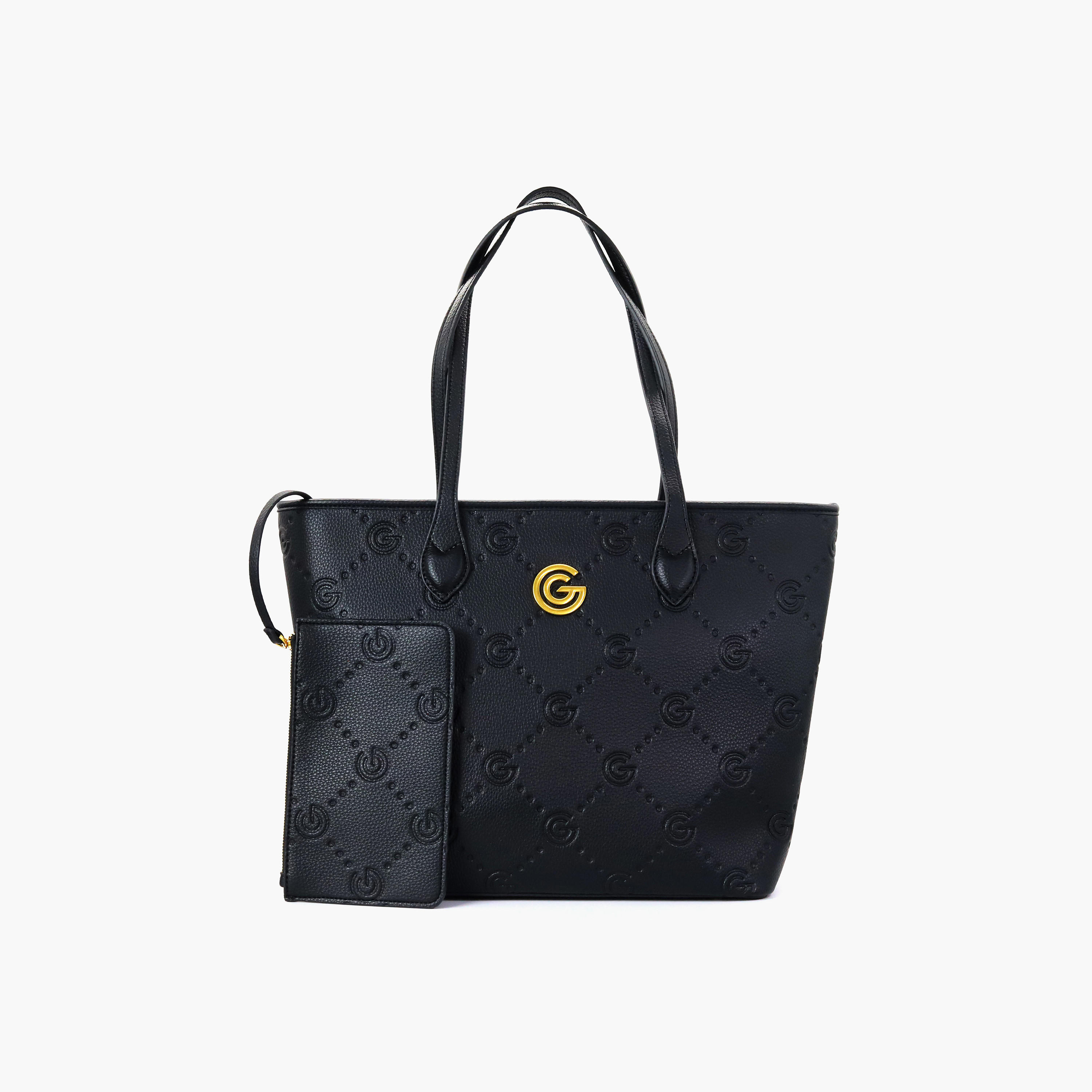 شنطة توتي بنقوش مونوجرام مع شنطة صغيرة من غابرييلا غوتشي-women-bagsandwallets-handbags-image-1