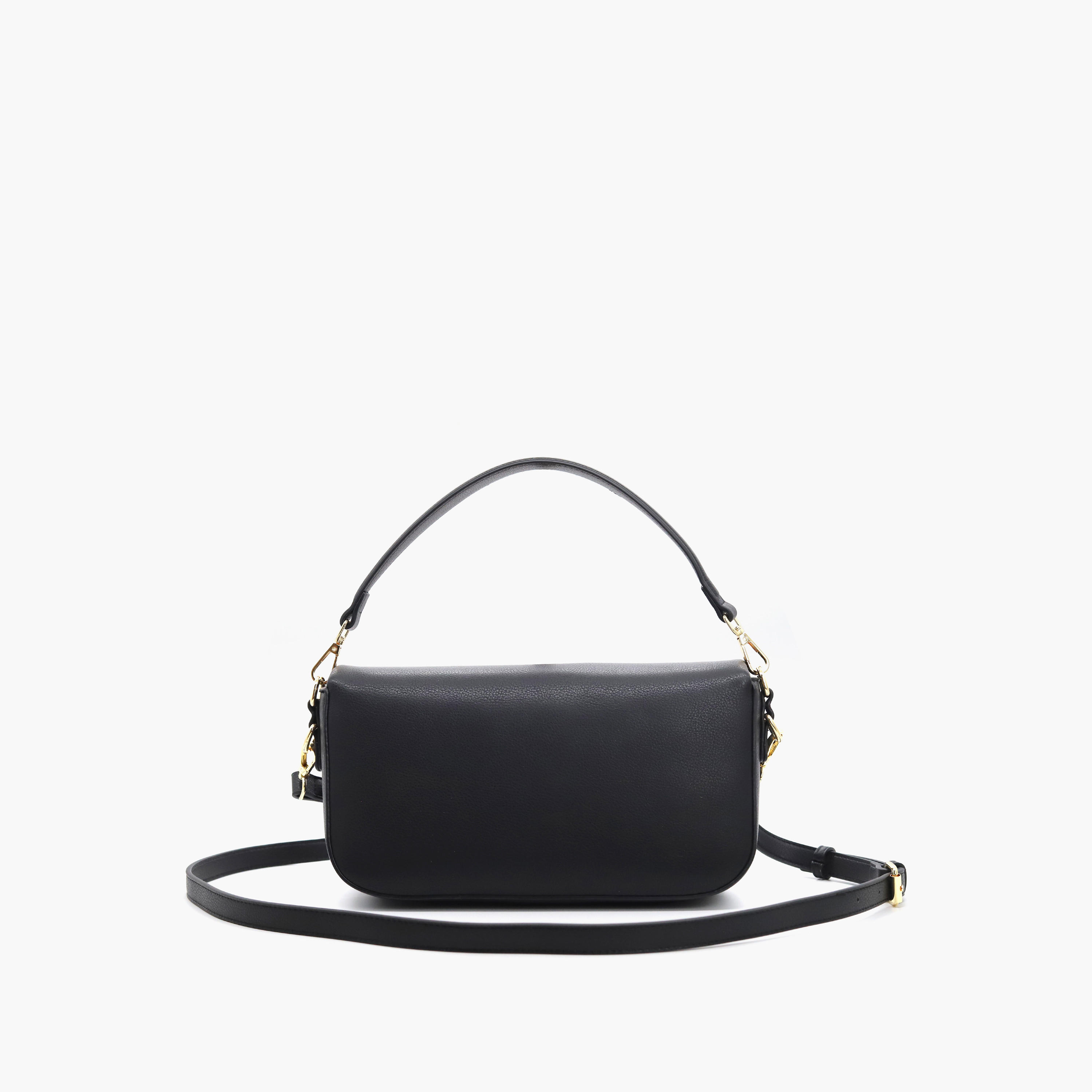 V Italia Solid Crossbody Bag with Detachable Strap and Flap Closure-women-bagsandwallets-handbags-image-4