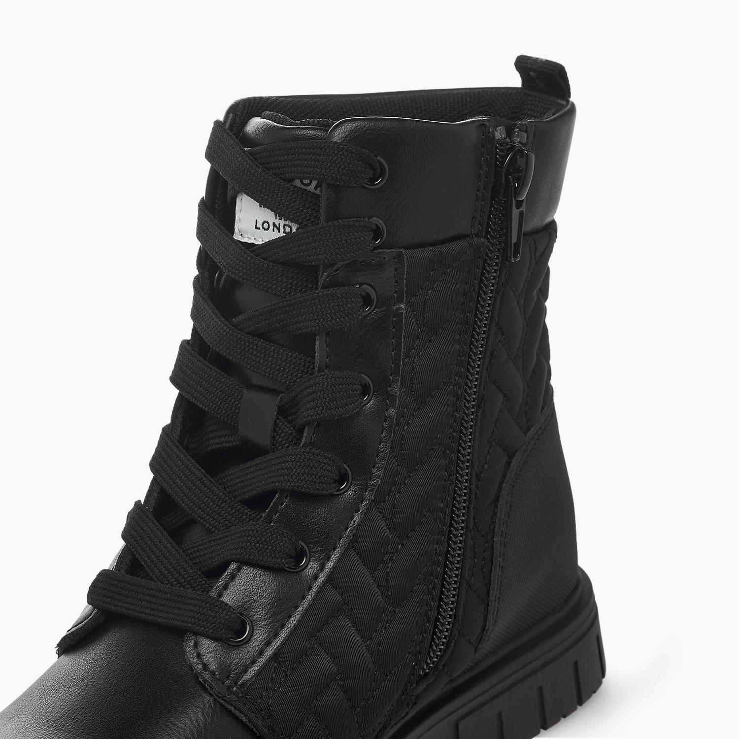 بوت مبطن طول الكاحل برباط للبنات من لي كوبر-girls-shoes-boots-image-4