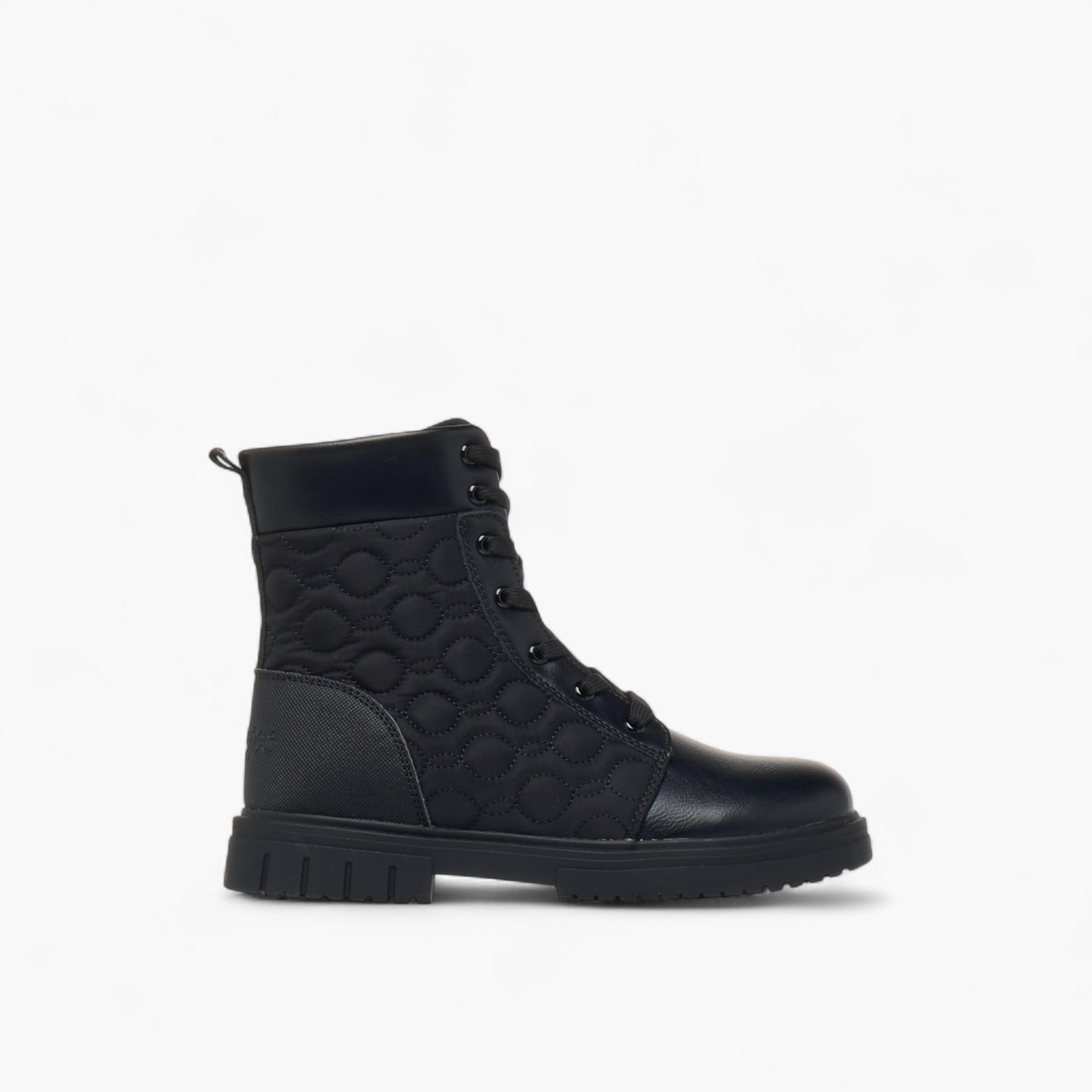 Lee Cooper Girls' Quilted High Cut Boots with Zip Closure-girls-shoes-boots-image-3
